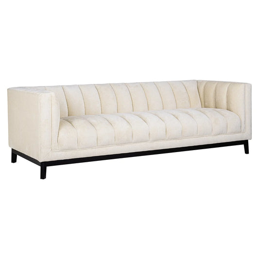 Dīvāns Beaudy Richmond Interiors 74/230/96 cm FR-Bergen 900 white chenille - N1 Home