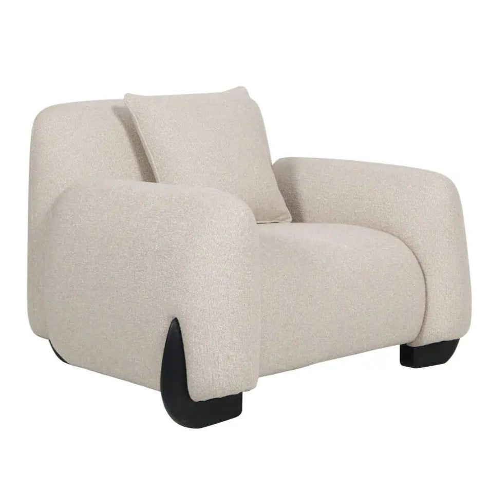 Krēsls Godiva biscotti Richmond Interiors 84/121/111 cm bēšs - N1 Home