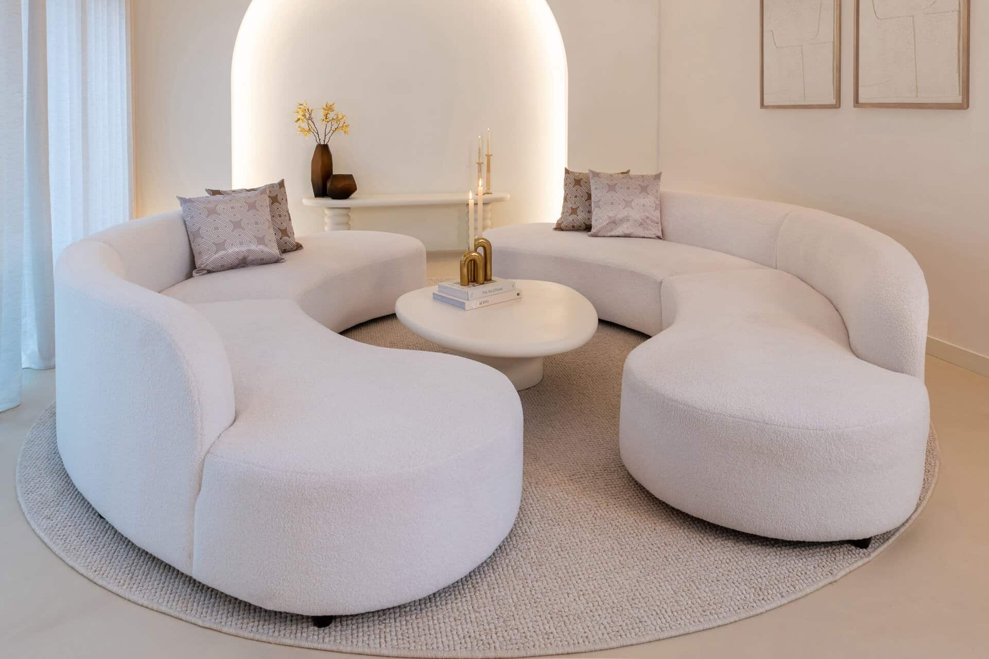 Kafijas galds Bloomstone Richmond Interiors 110/35/90 cm balts - N1 Home