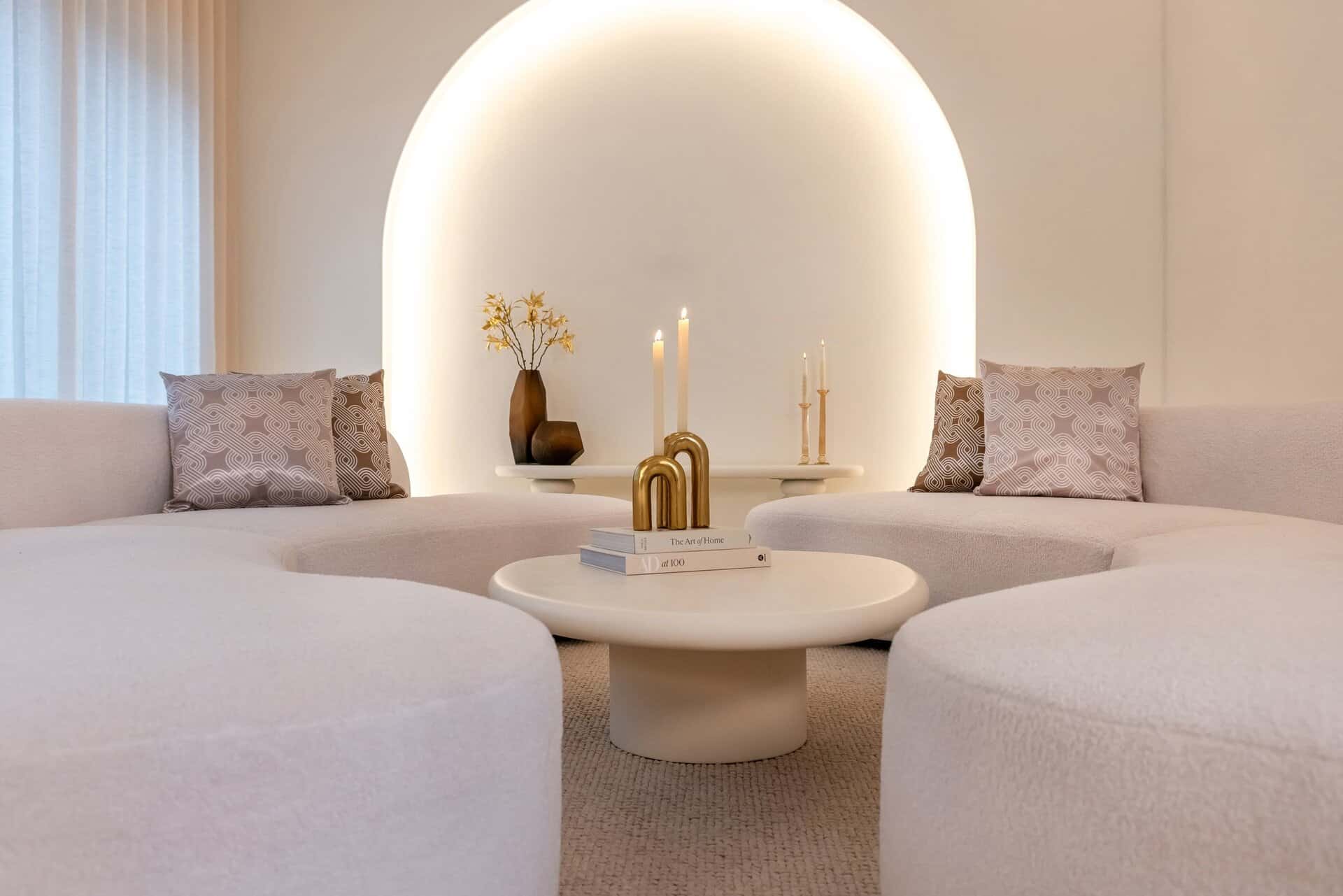 Kafijas galds Bloomstone Richmond Interiors 110/35/90 cm balts - N1 Home