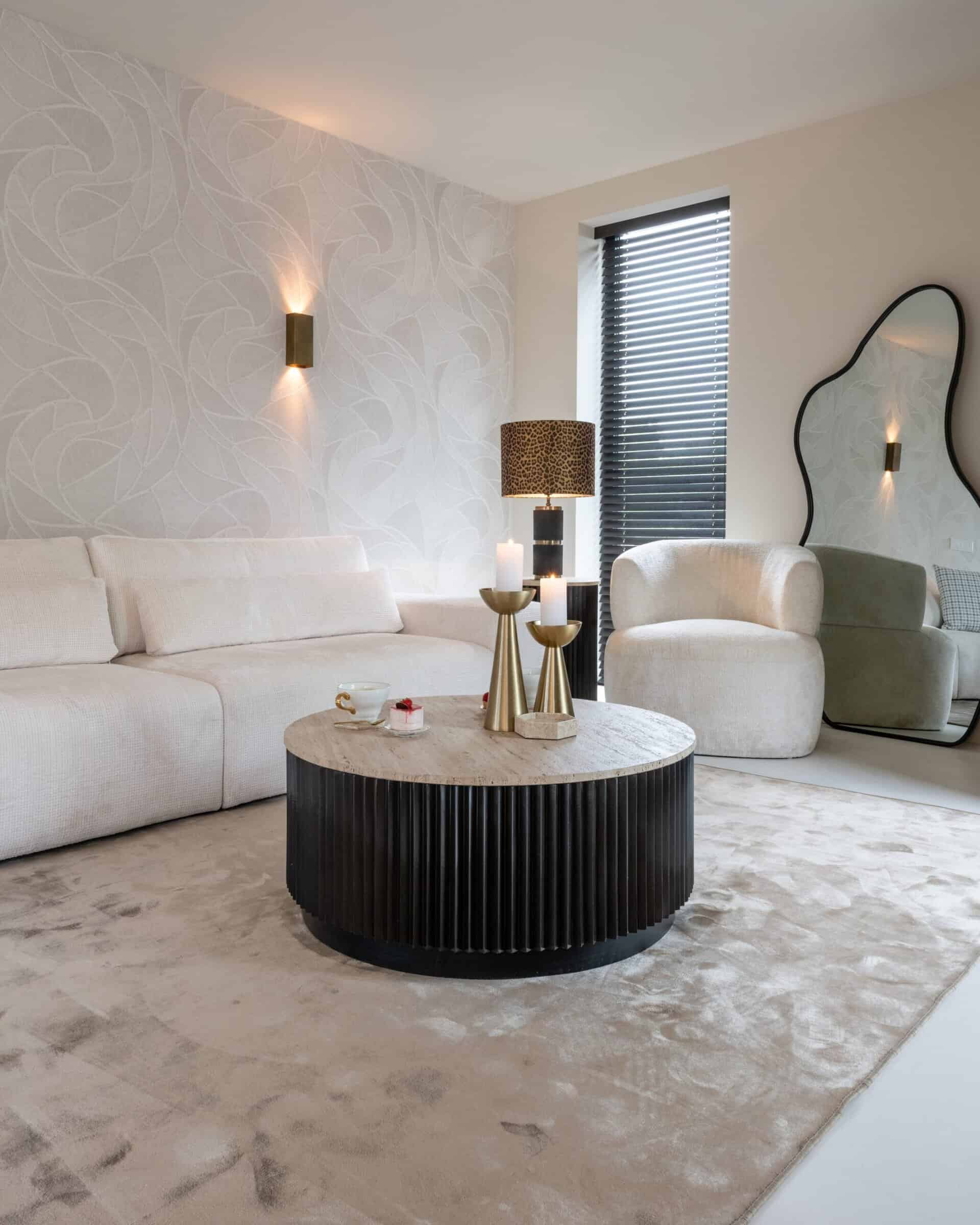 Kafijas galds Bloomstone Richmond Interiors 90/38/90 cm tumši brūns - N1 Home