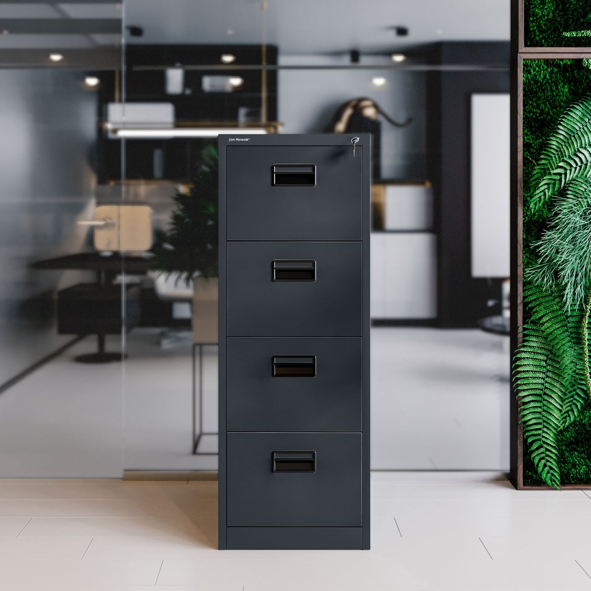 Metāla failu skapis Sar 132/46/62 cm antracits - N1 Home