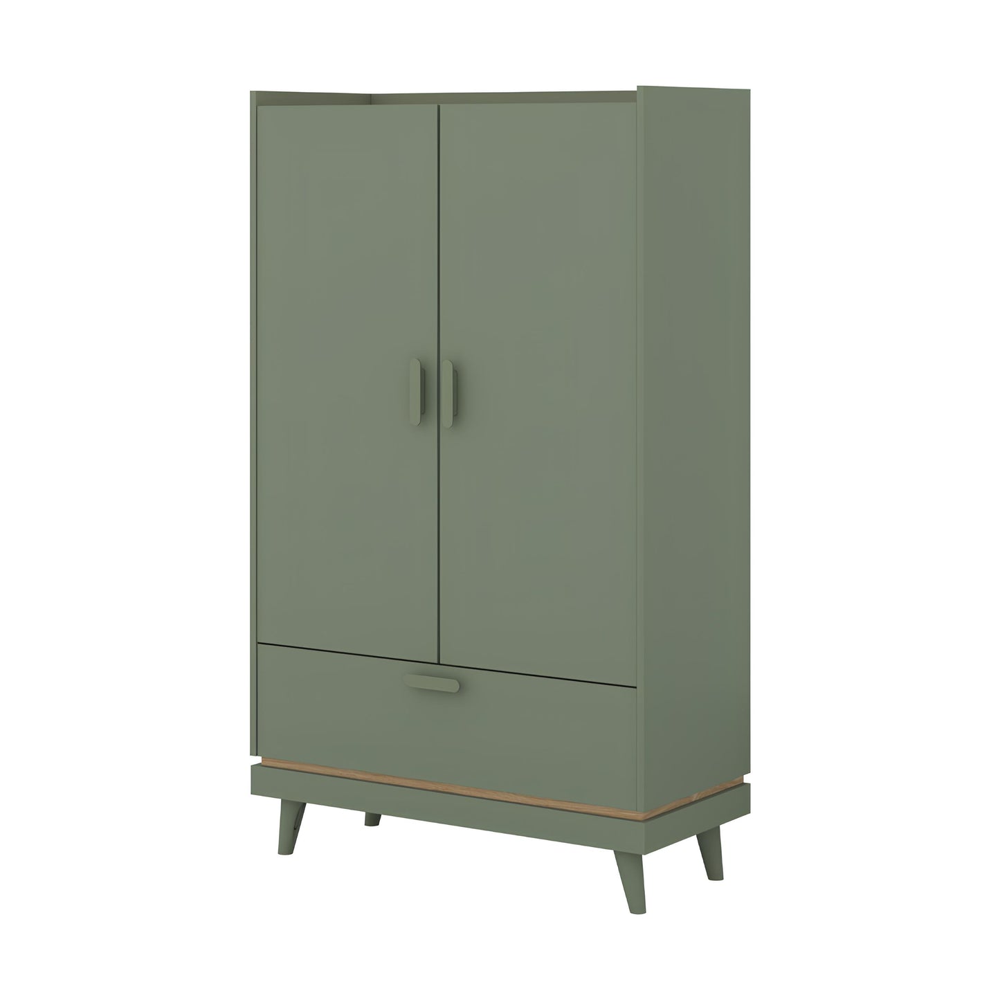 Skapis Skanija 90/150/40 cm zaļs - N1 Home