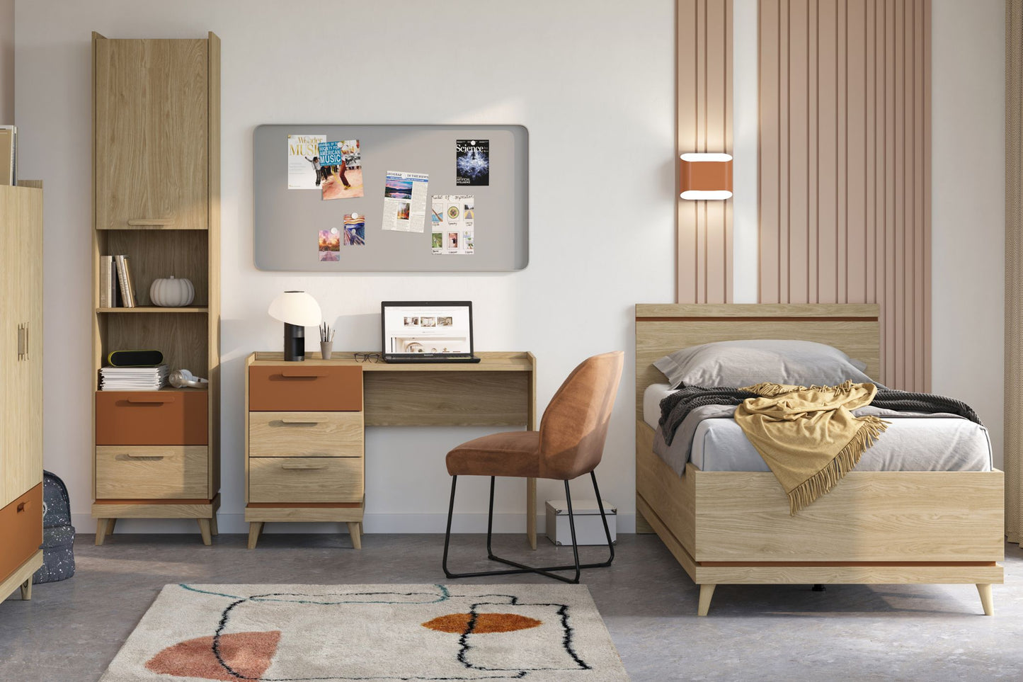 Skapis Skanija 50/215/40 cm ozols - N1 Home