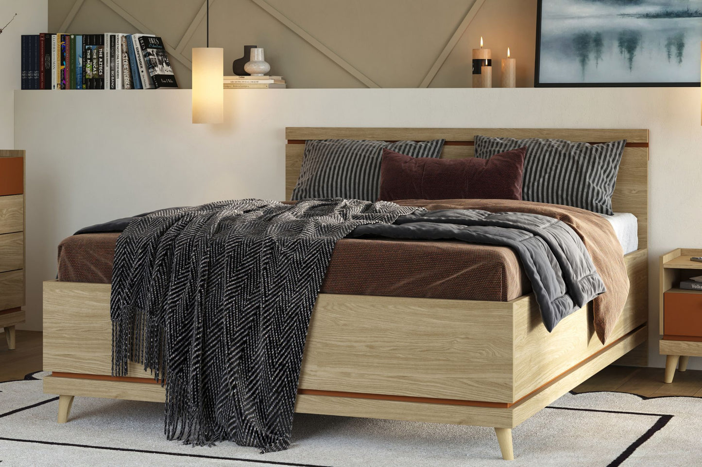 Skapis Skanija  105;165;185/100/207 cm ozols