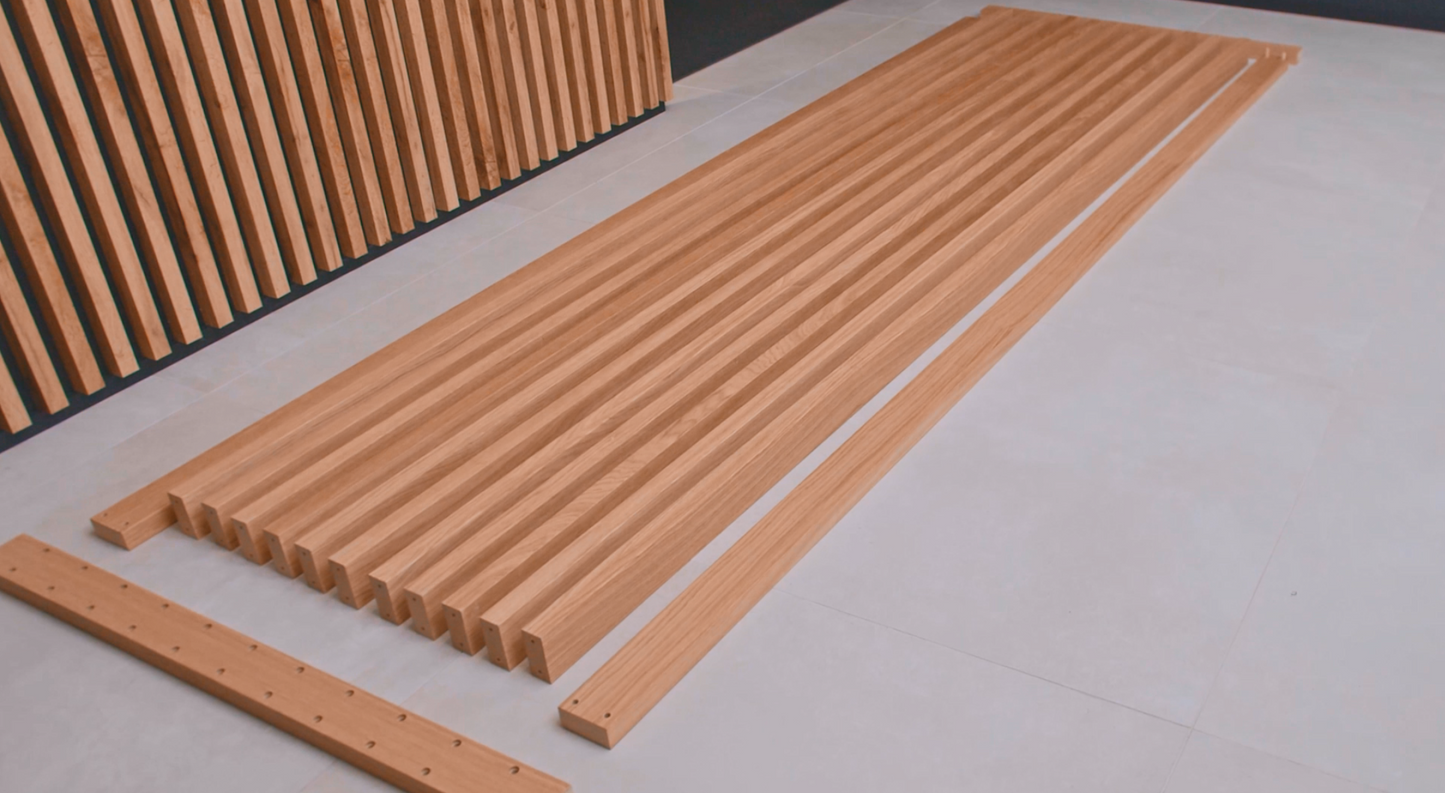 Lameļu starpsiena rieksts 59/99/147/203/261 cm/augstums pēc pasūtījuma - N1 Home