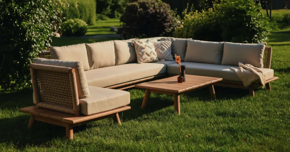 Dārza komplekts Mija Din gaiši pelēks - N1 Home