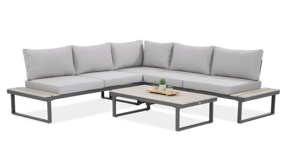 Dārza komplekts Emers gaiši pelēks - N1 Home