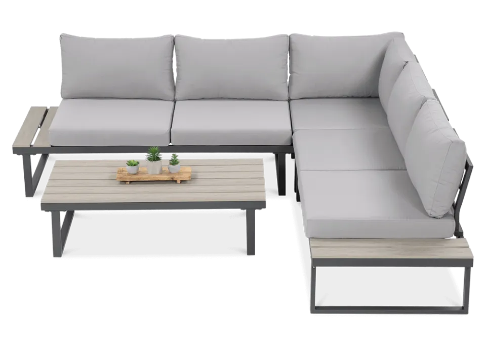 Dārza komplekts Emers gaiši pelēks - N1 Home