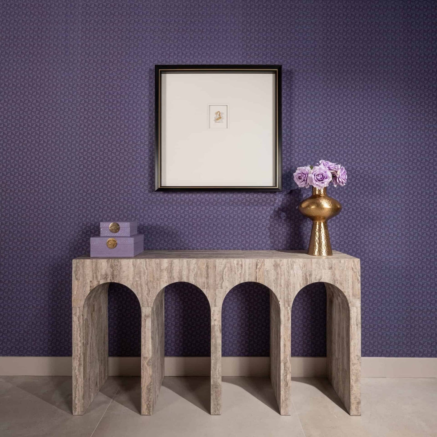 Uzglabāšanas kaste Joelle Richmond Interiors 17/16/8; 23/24/10 cm purple