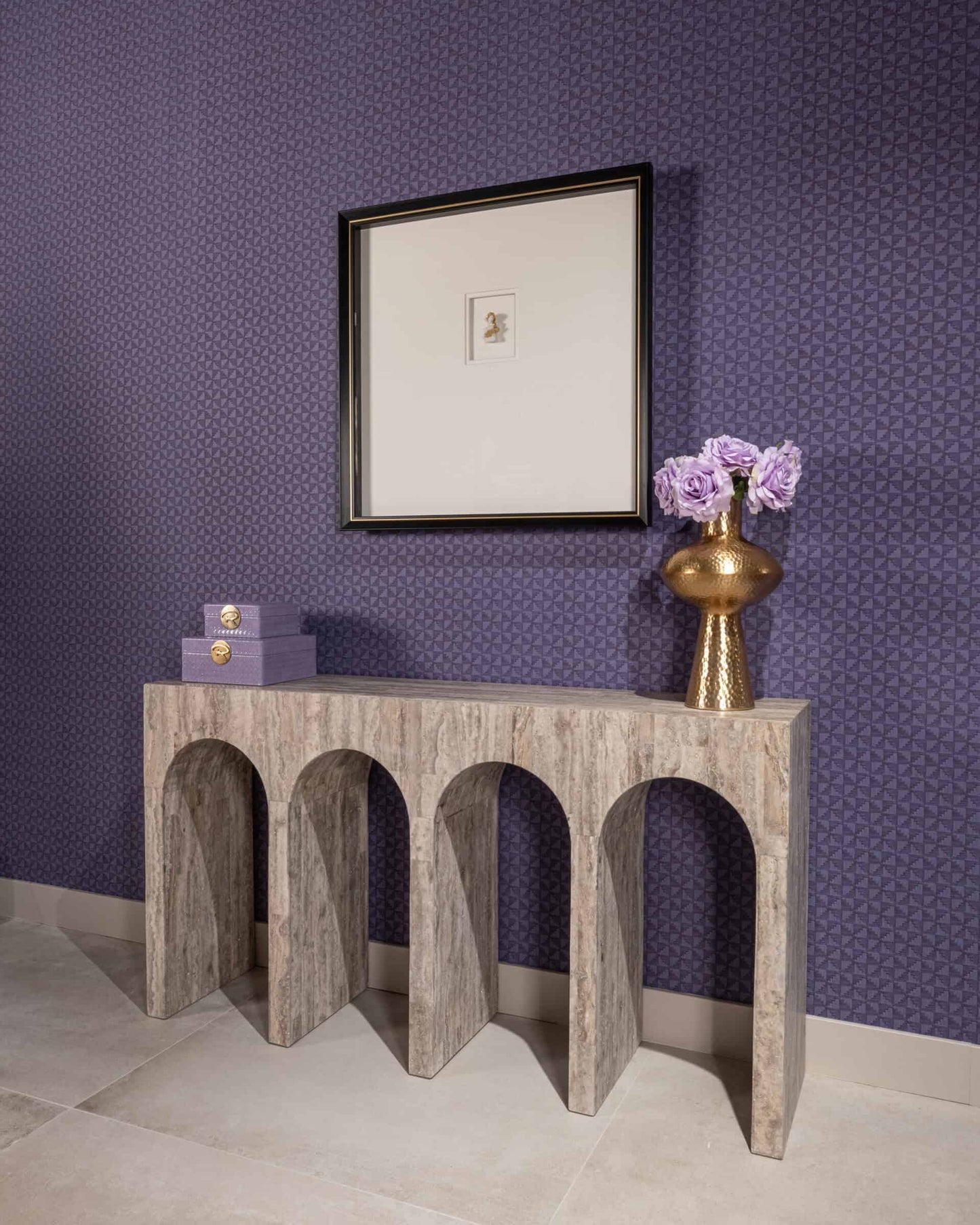 Uzglabāšanas kaste Joelle Richmond Interiors 17/16/8; 23/24/10 cm purple