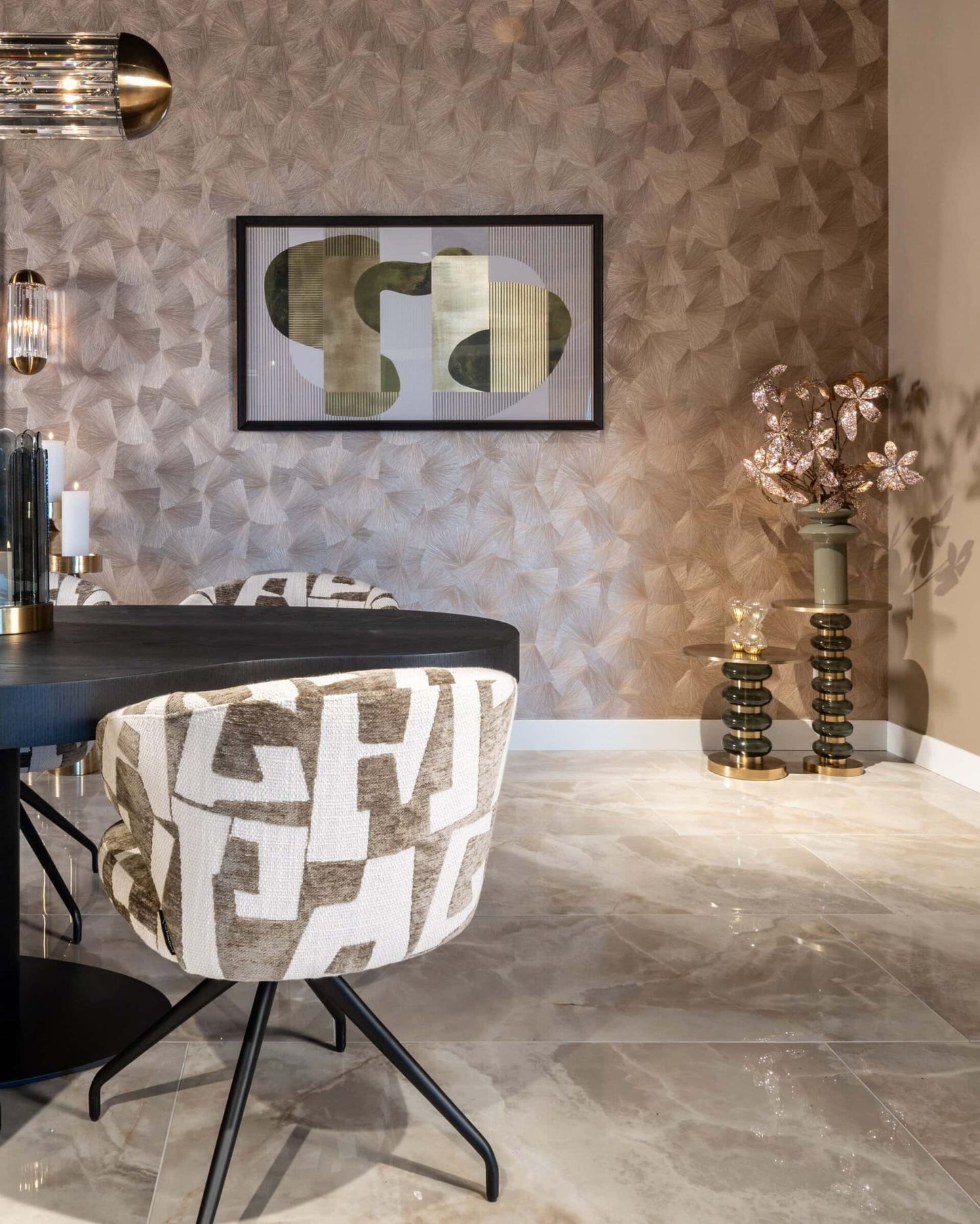 Kafijas galds Dalina Richmond Interiors 45/43/45 cm zaļs