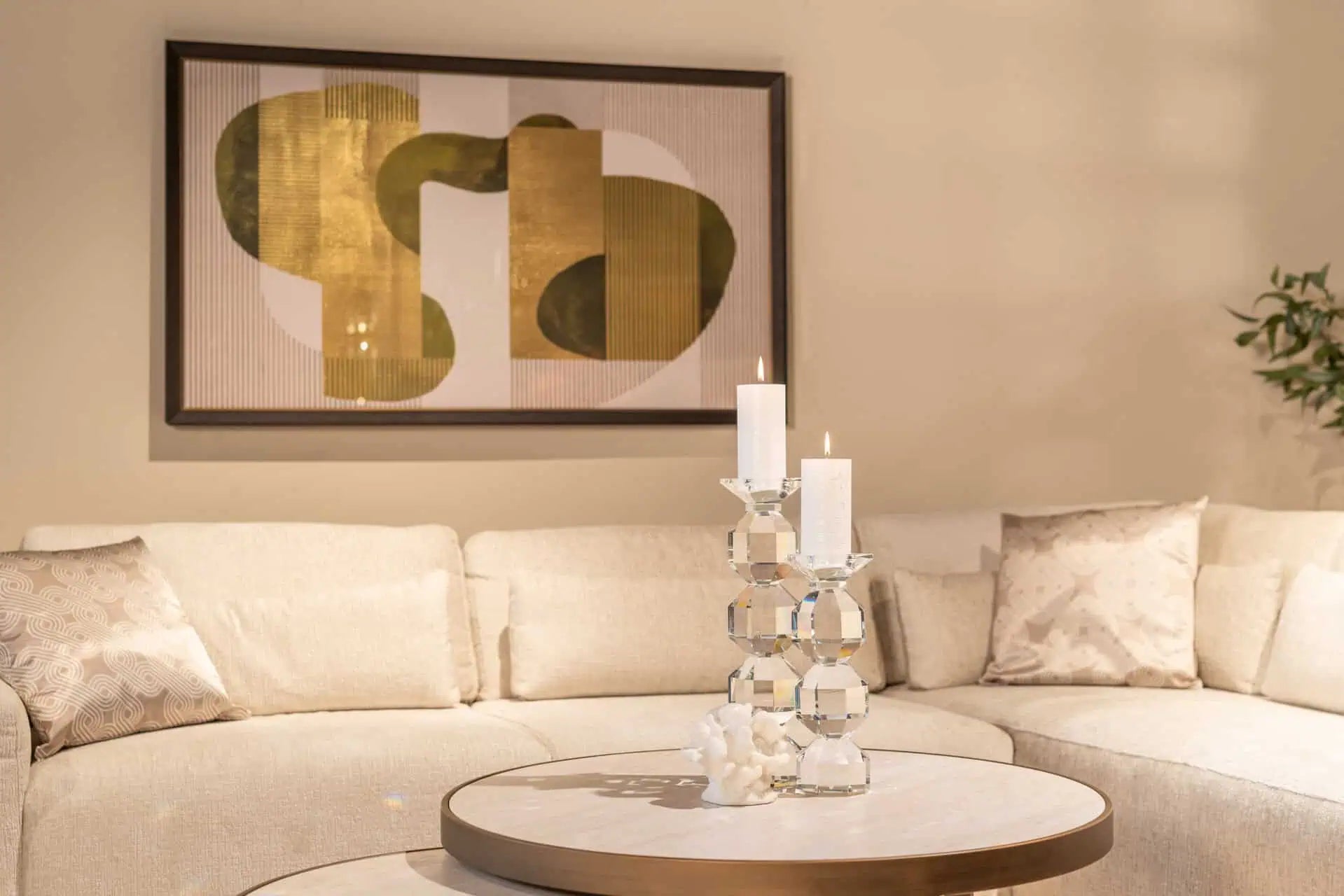 Svečturis Safia clear transparent large Richmond Interiors 43.5/10/10 cm stikls - N1 Home