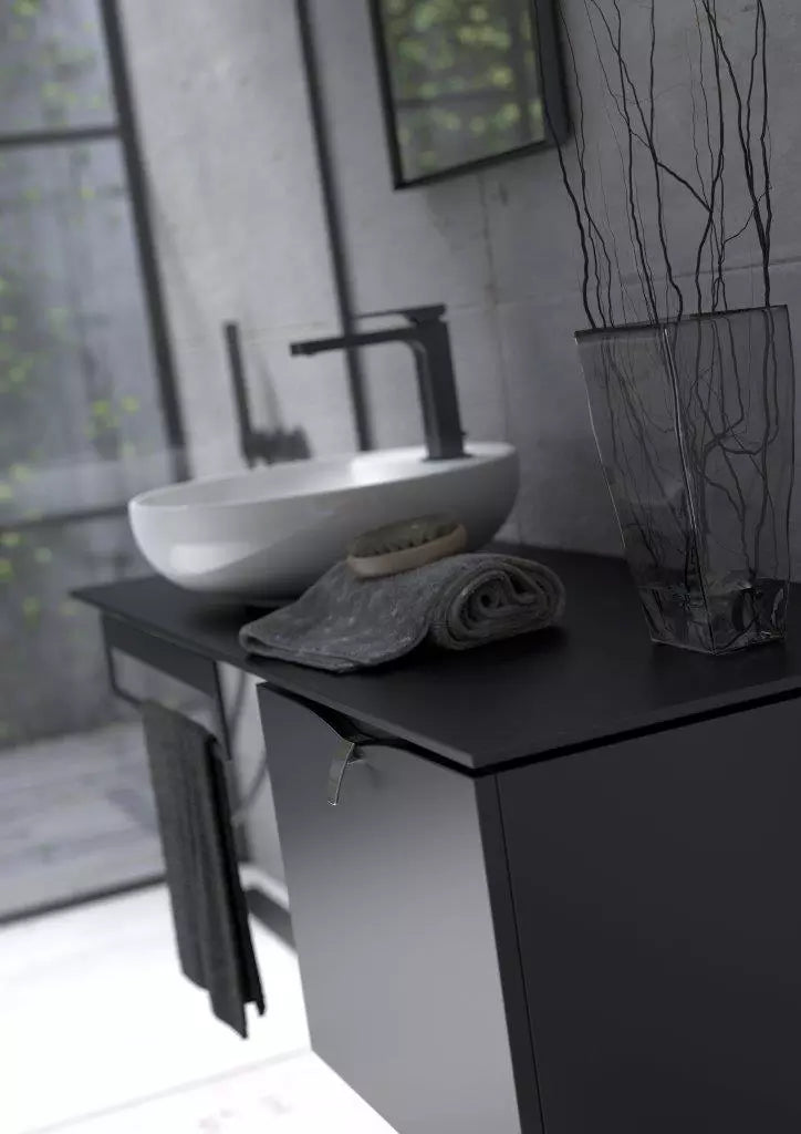 Vannas istabas izlietnes skapīs Sina (3 izmēri) pelēks - N1 Home