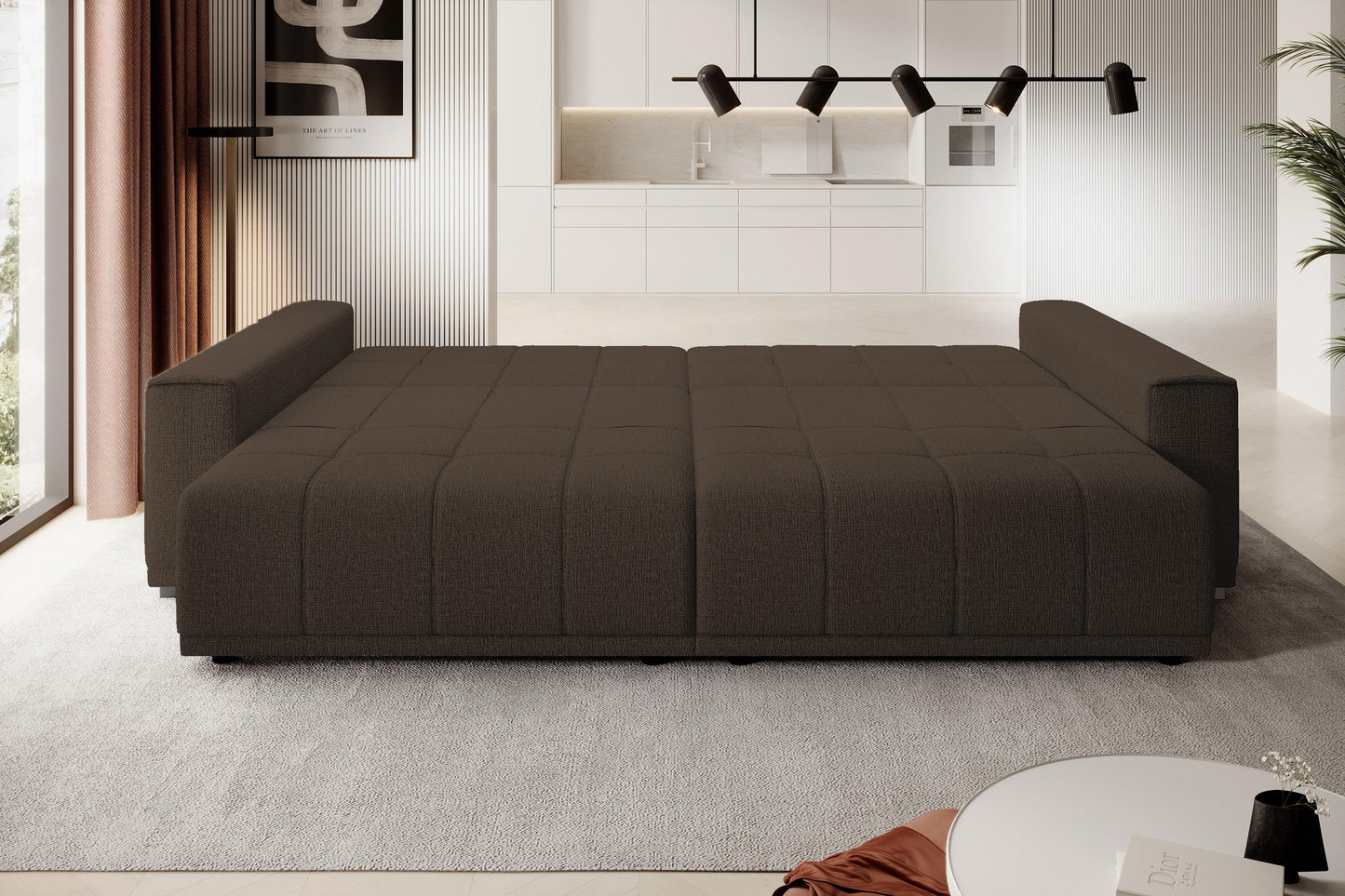 Dīvāns Mots 278/83/130 cm brūns - N1 Home