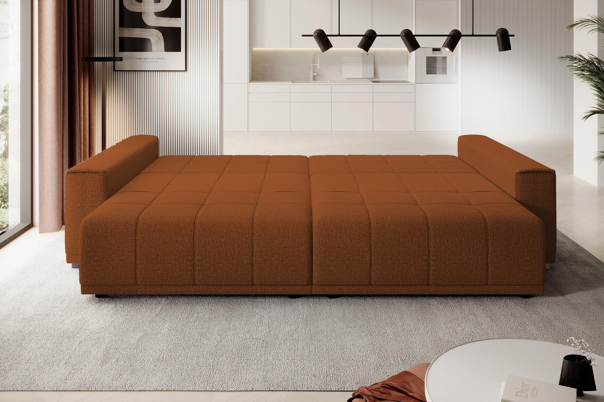 Dīvāns Mots 278/83/130 cm terakota - N1 Home