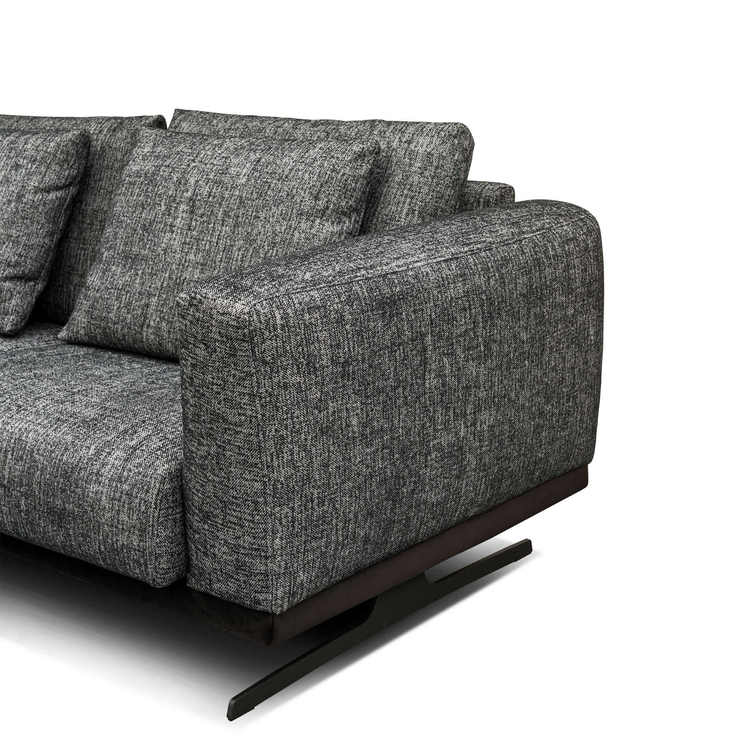 Dīvāns Soprano Corner Befame 303/232/88 cm pelēks