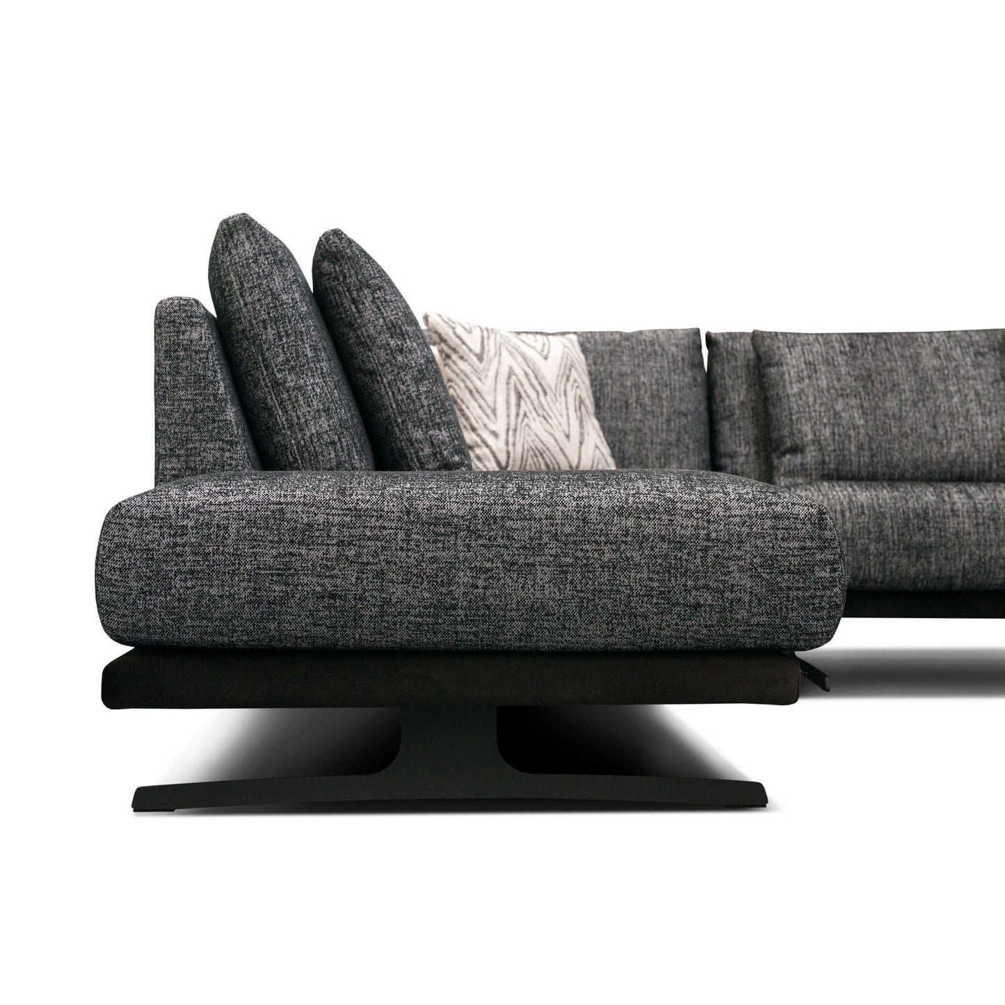 Dīvāns Soprano Corner Befame 303/232/88 cm pelēks