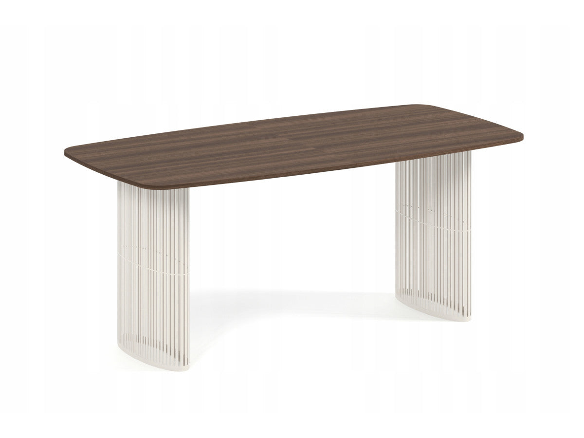 Galds Arco 160;180;200/76/90 cm rieksts Franklin Tobacco/kašmirs