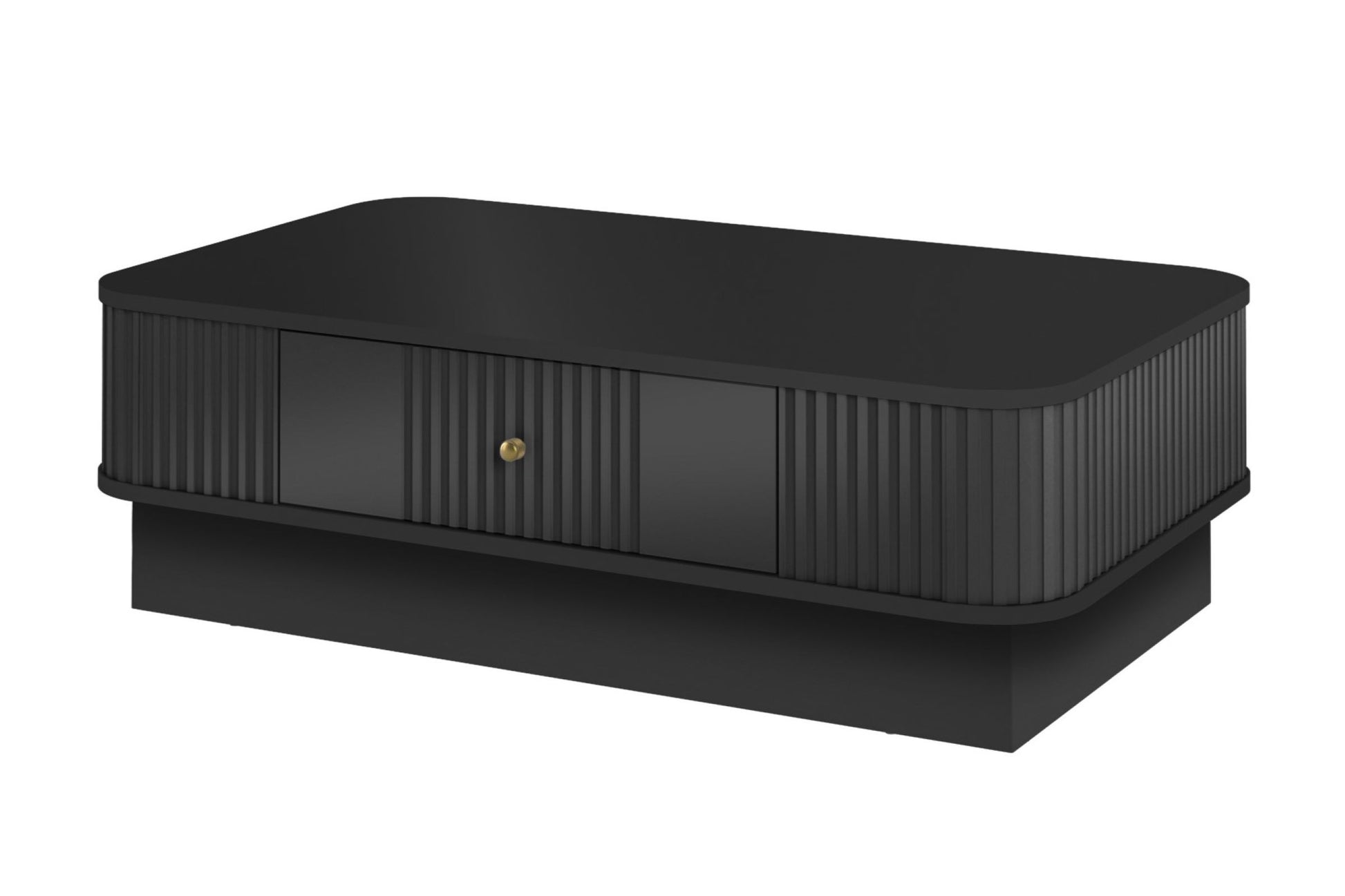 Kafijas galdiņš Vespa 103/32/60 cm melns/zelts - N1 Home