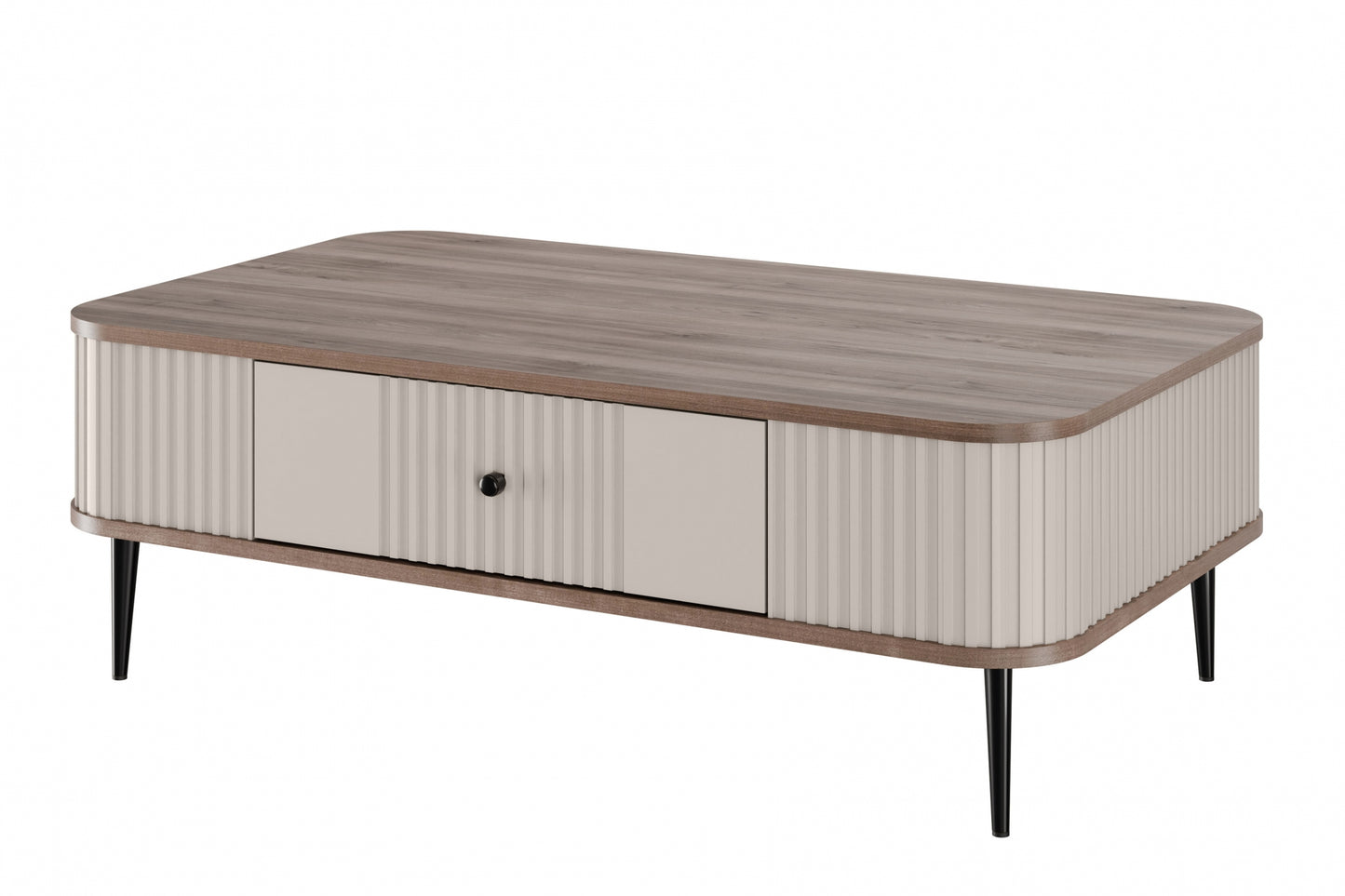 Kafijas galds  Vespa 103/35/60 cm kašmirs/rieksts/melns - N1 Home