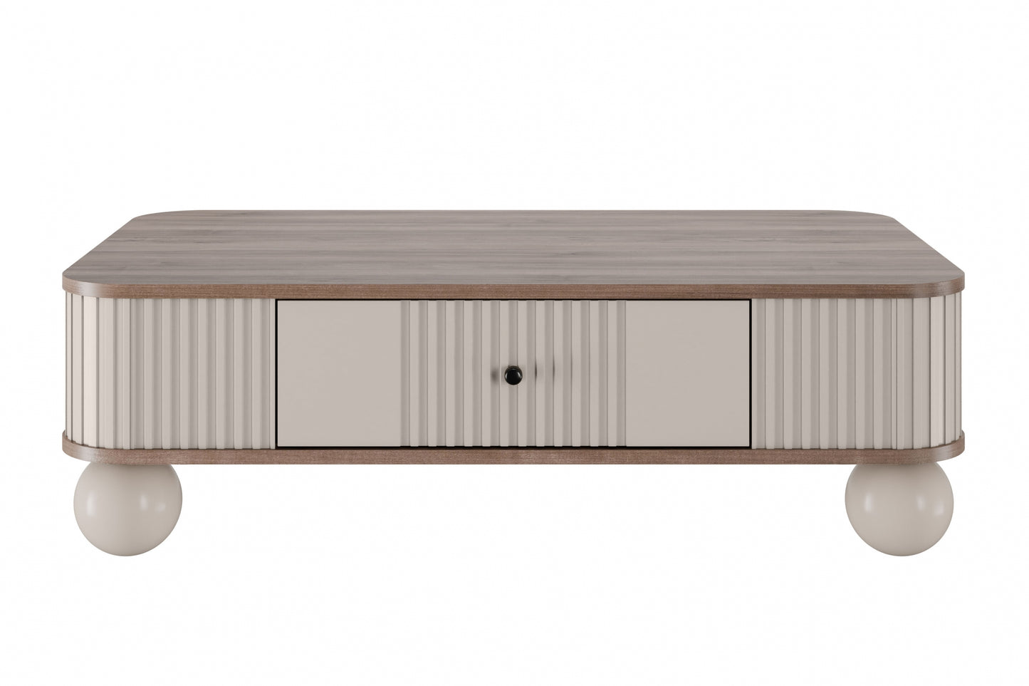 Kafijas galds  Vespa 103/32/60 cm kašmirs/rieksts/melns - N1 Home