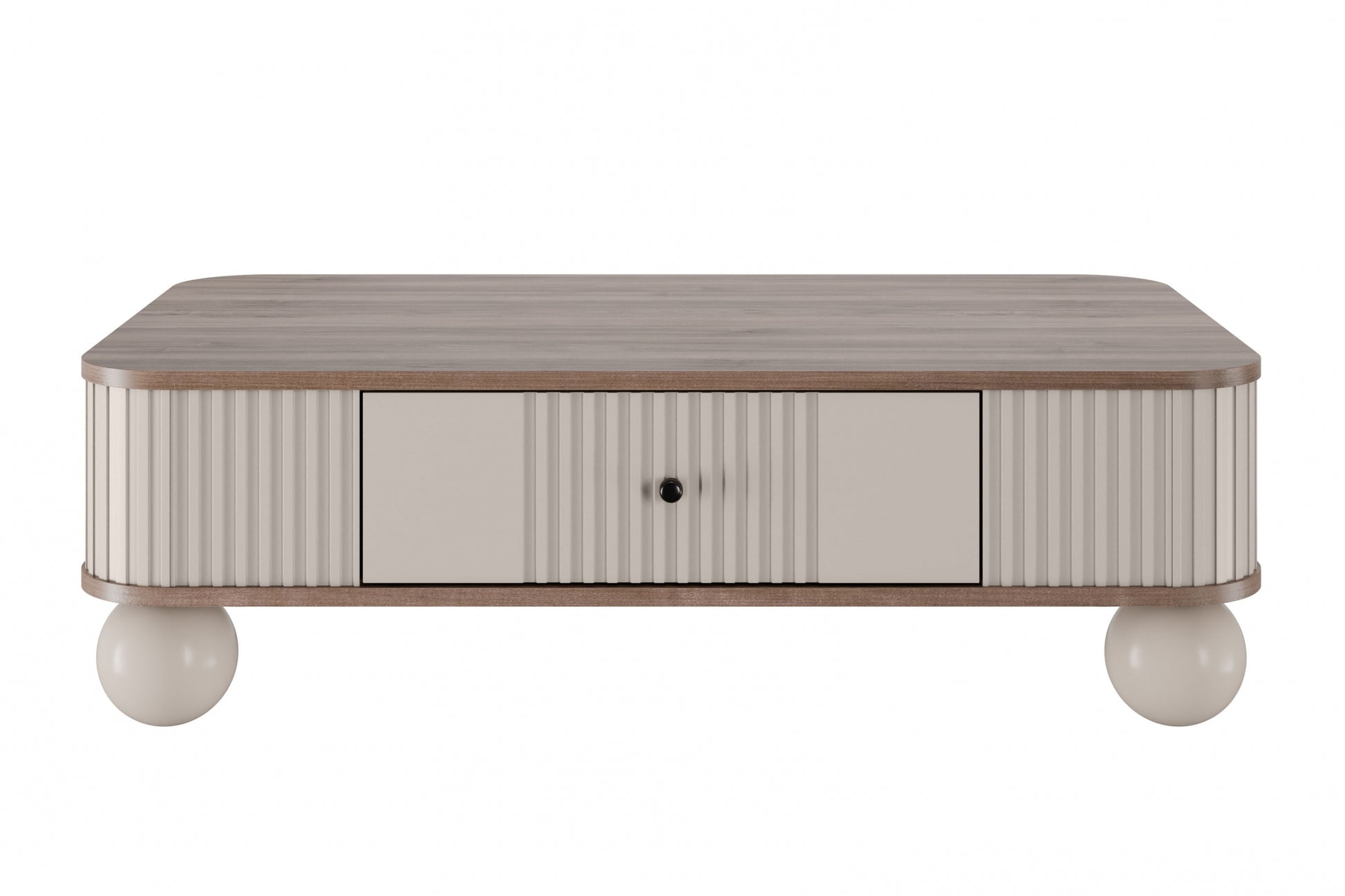 Kafijas galds  Vespa 103/32/60 cm kašmirs/rieksts/melns - N1 Home