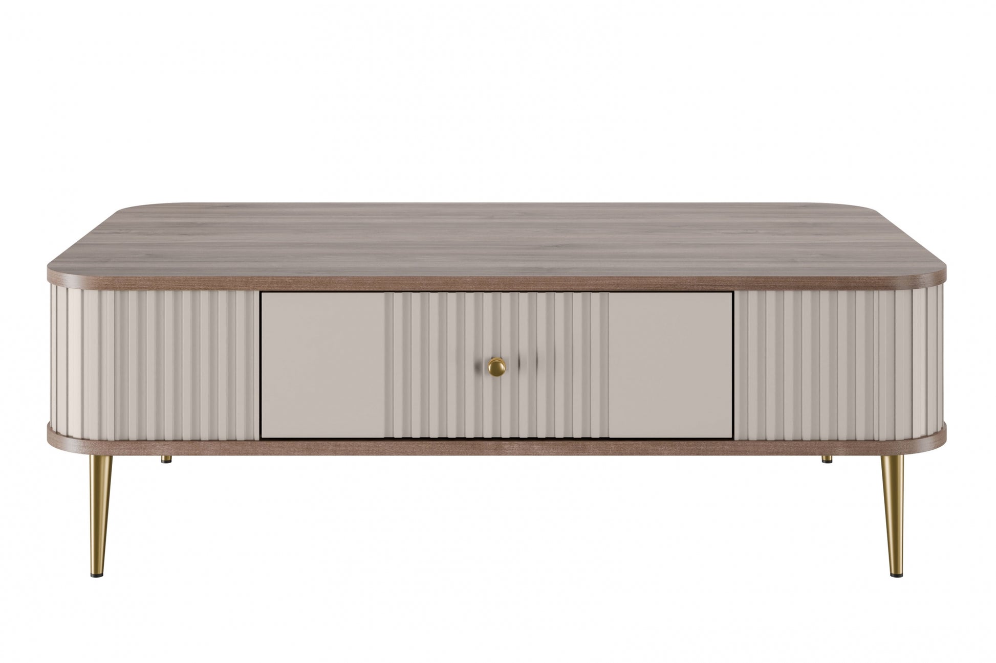 Kafijas galds  Vespa 103/35/60 cm kašmirs/rieksts/zelts - N1 Home