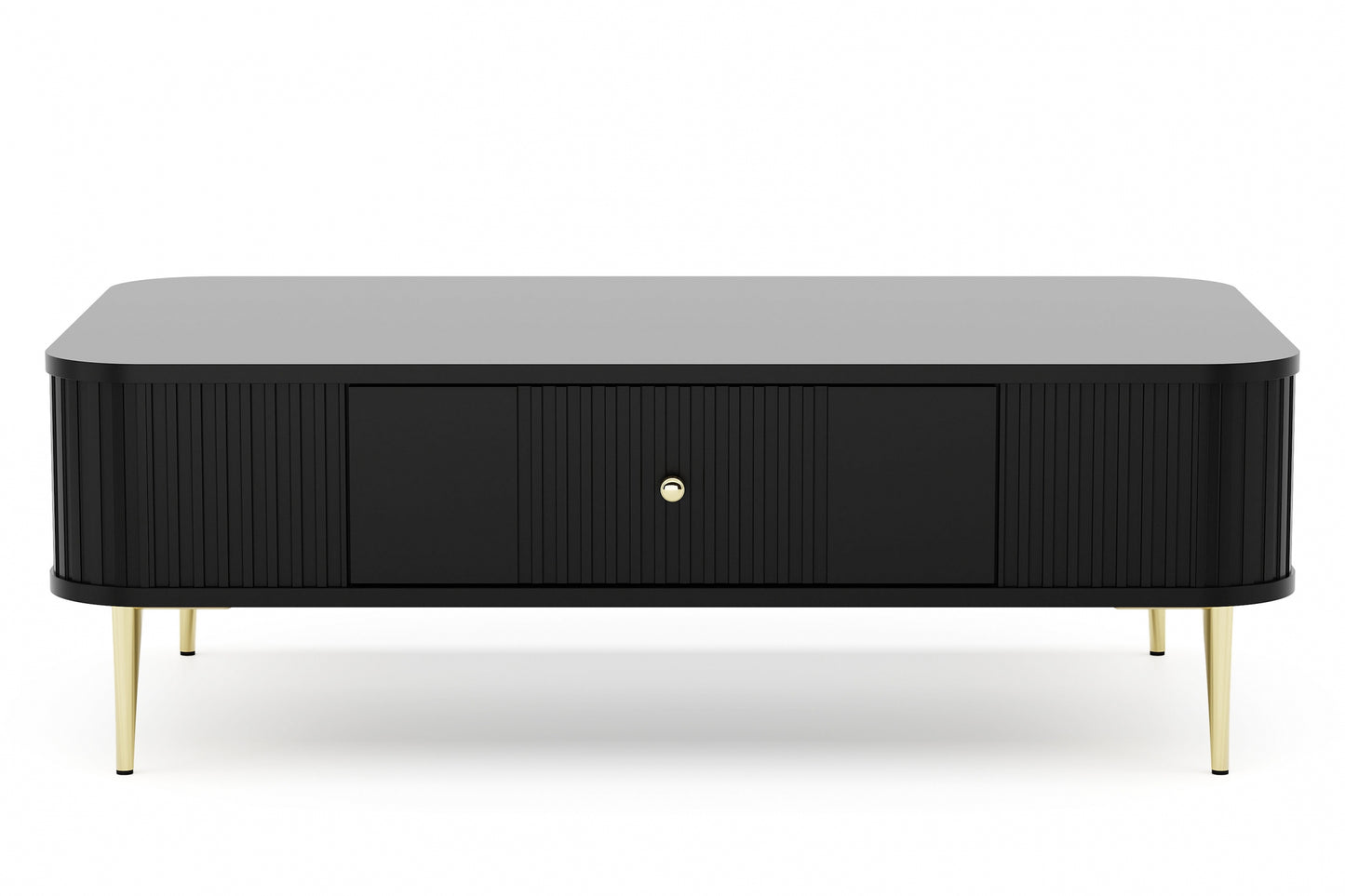 Kafijas galds  Vespa 103/35/60 cm melns/zelts - N1 Home