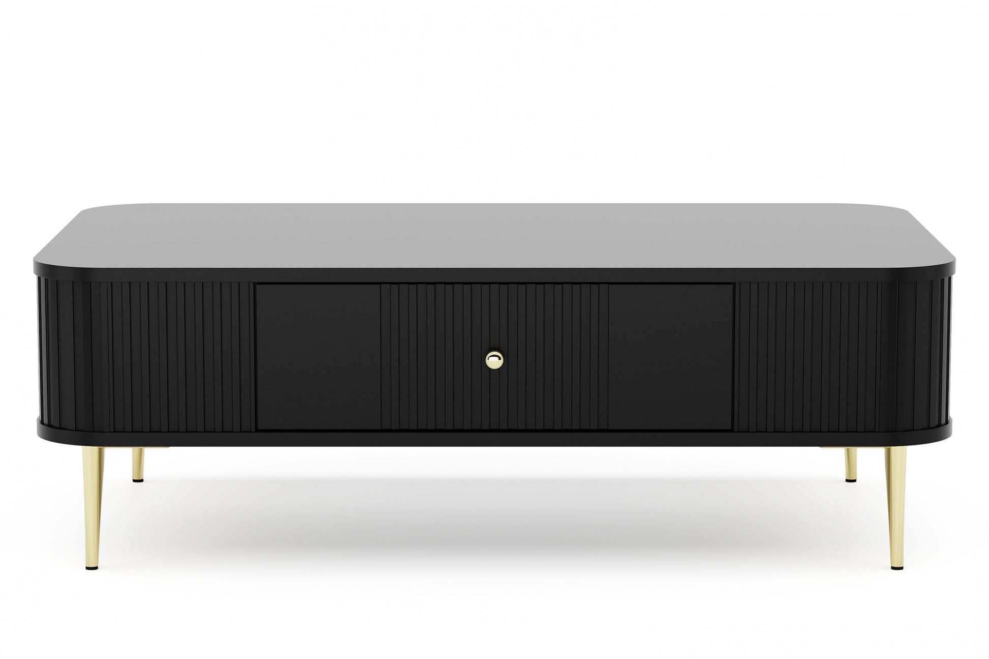 Kafijas galds  Vespa 103/35/60 cm melns/zelts - N1 Home