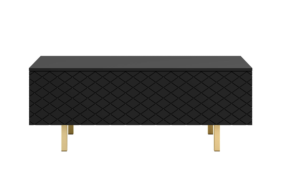 Kafijas galdiņš LUKKAII 120/46/55 zelts/melns - N1 Home