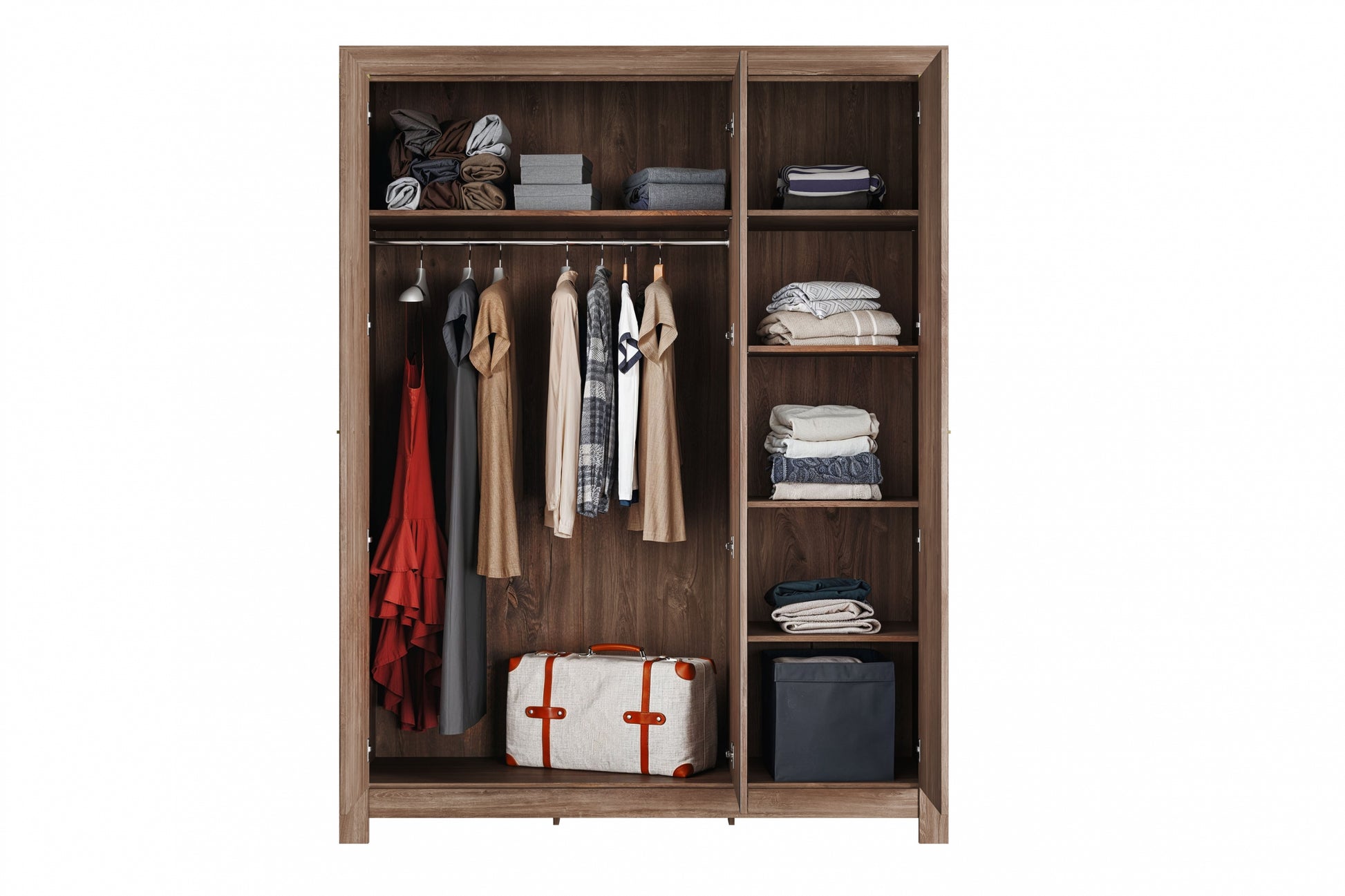 Skapis Geri  168/220/56 cm rosīgs ozols - N1 Home