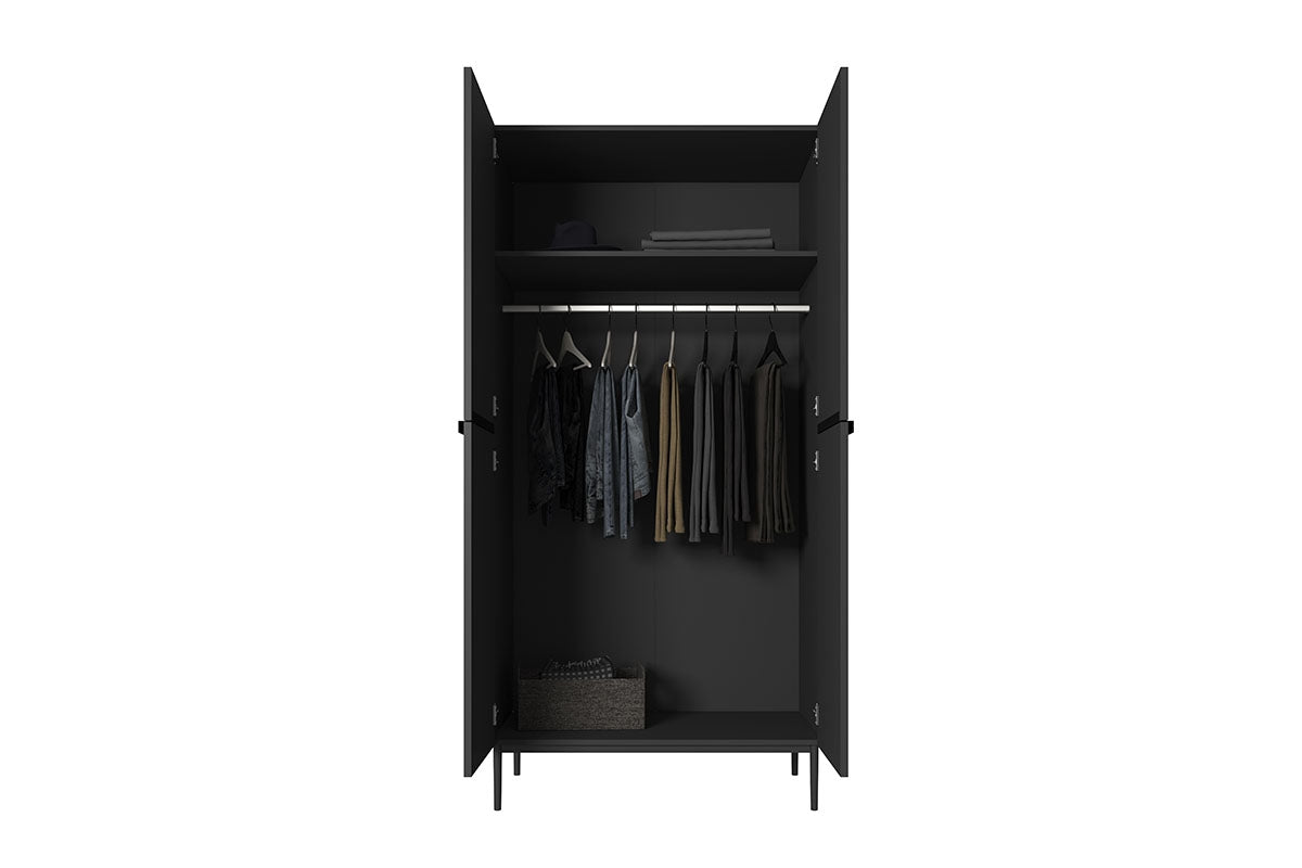 Skapis AUSTIN melns 100/220/62 melns - N1 Home