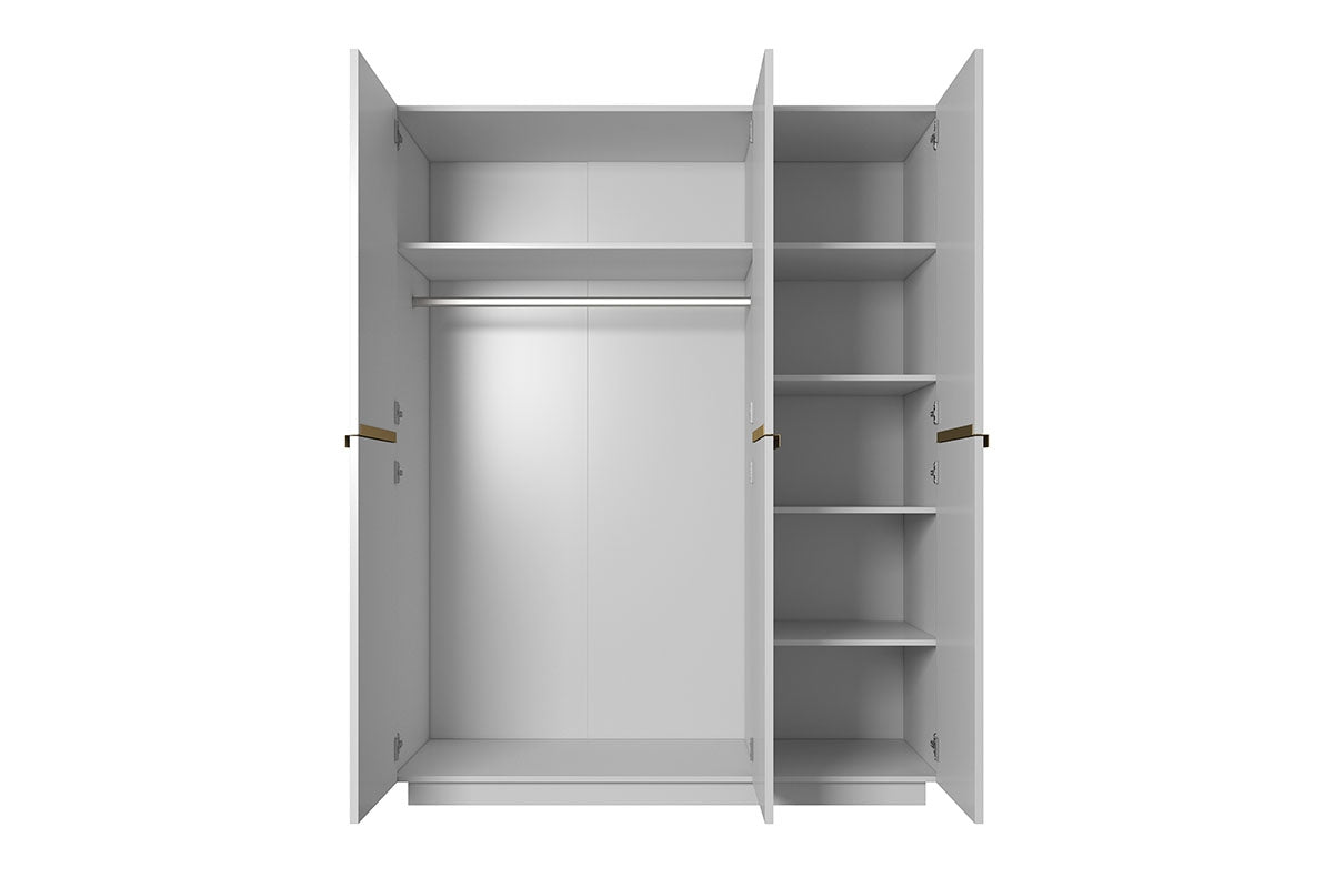 Skapis AUSTIN zelts 150/207/62 balts - N1 Home