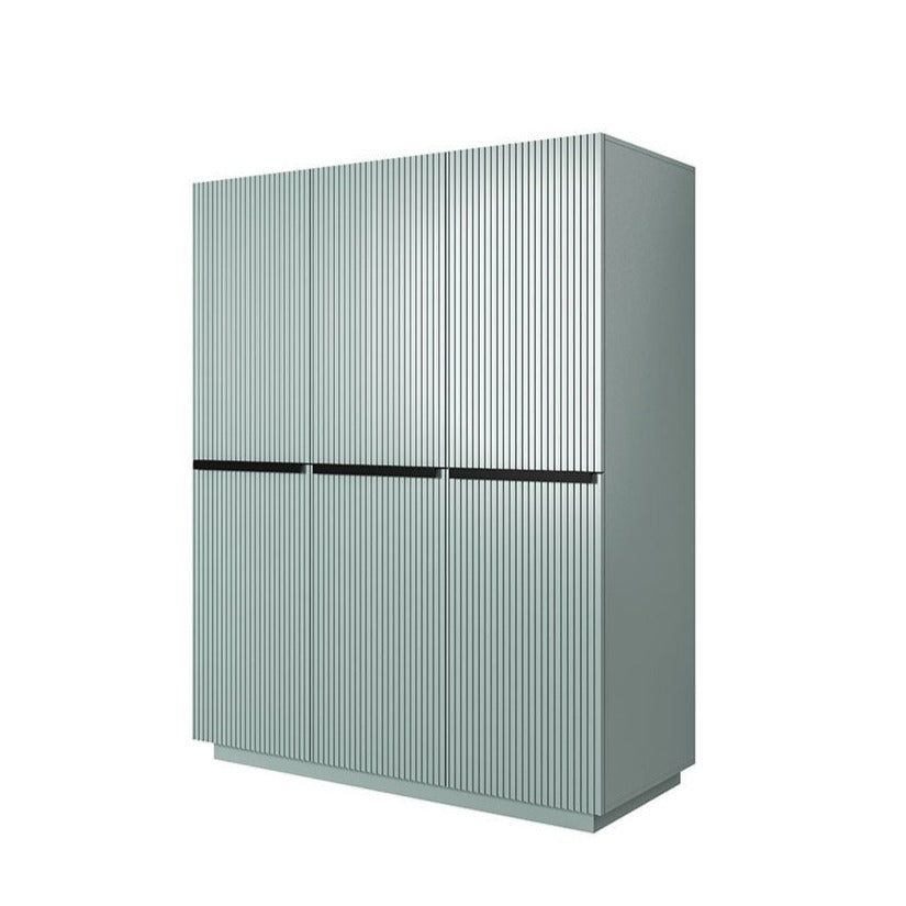 Skapis AUSTIN melns 150/207/62 debesjums zils - N1 Home