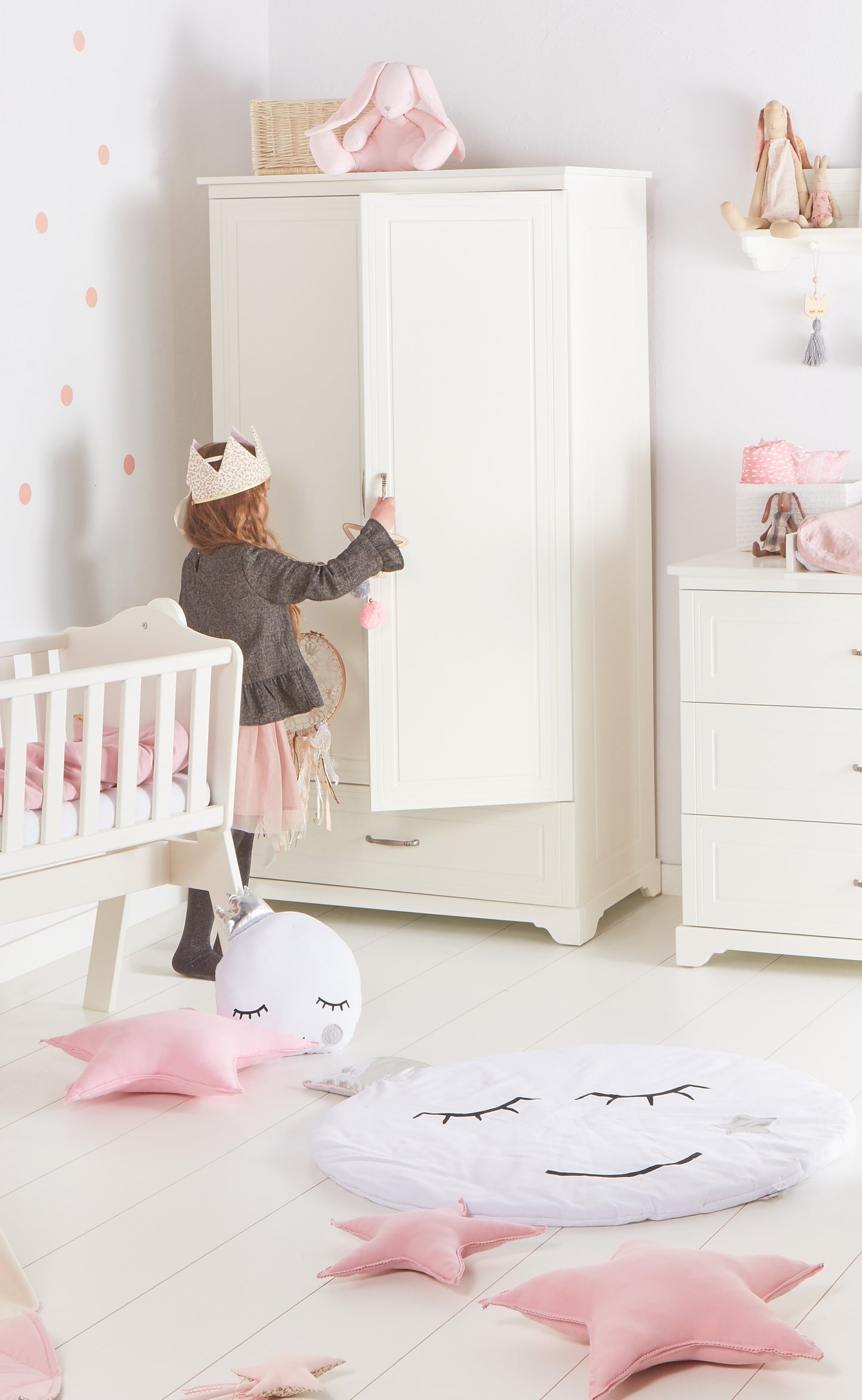 Skapis 2 d Melia 180cm x 98cm x 53cm balts - N1 Home