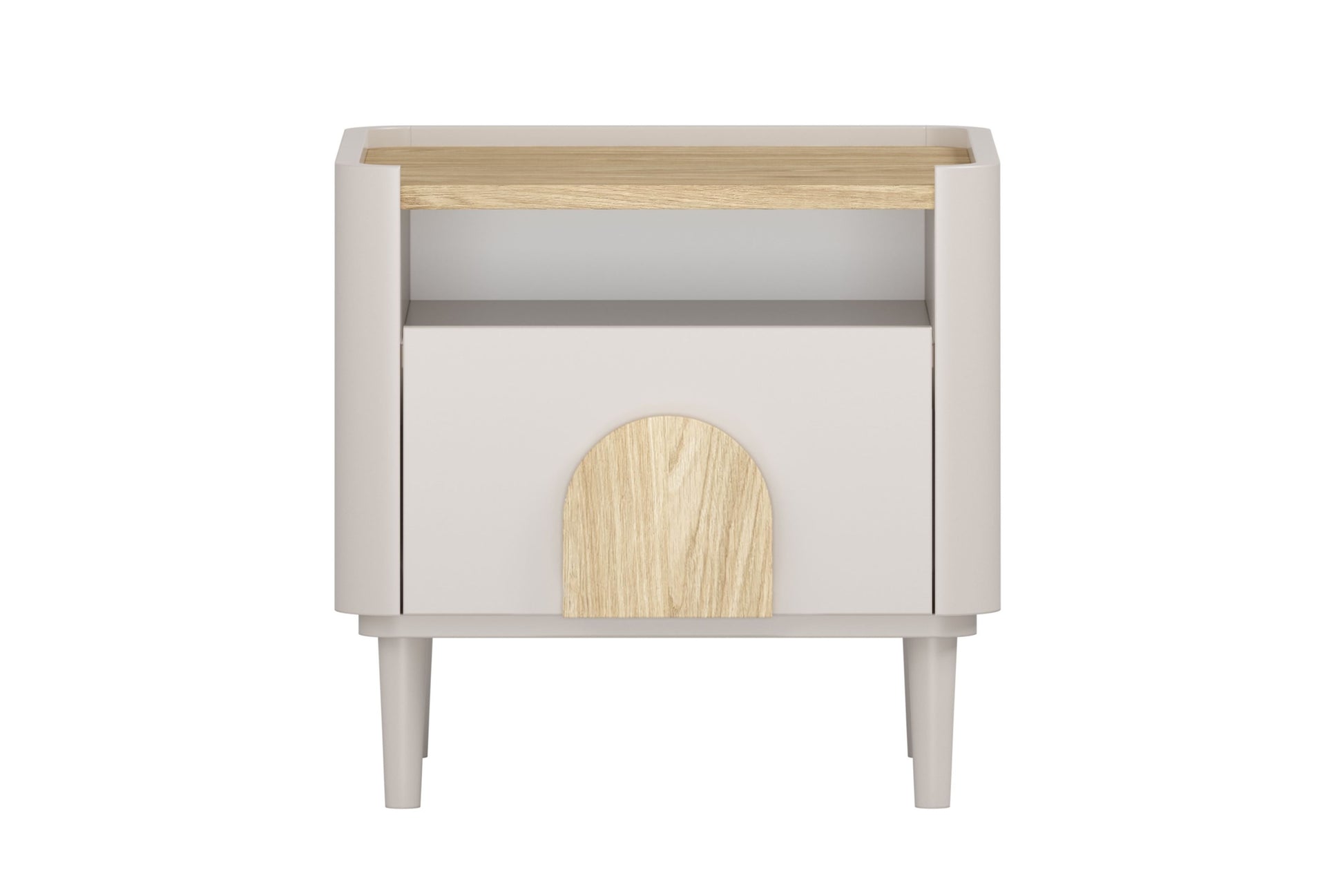 Naktsgaldiņš Amil 48/48/48 cm Kašmirs / Eļļots ozols / Gaišs ozols - N1 Home