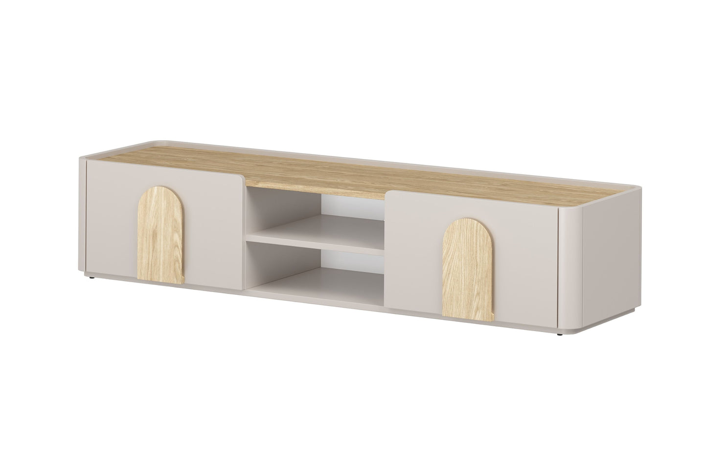 TV skapis Amil 170/35.5/48 cm Kašmirs/Eļļots ozols/Gaišs ozols - N1 Home