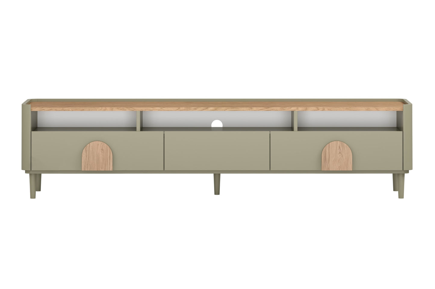 TV skapis Amil 200/48/48 cm Eikalipts / Baltijas kāpu ozols / Dabīgais ozols - N1 Home