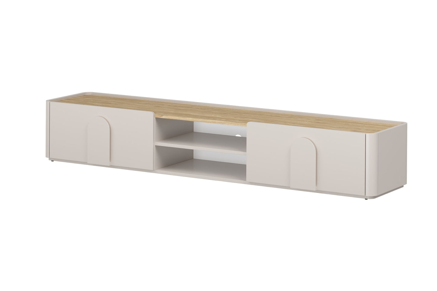 TV skapis Amil 220/35.5/48 cm Kašmirs / Eļļots ozols - N1 Home