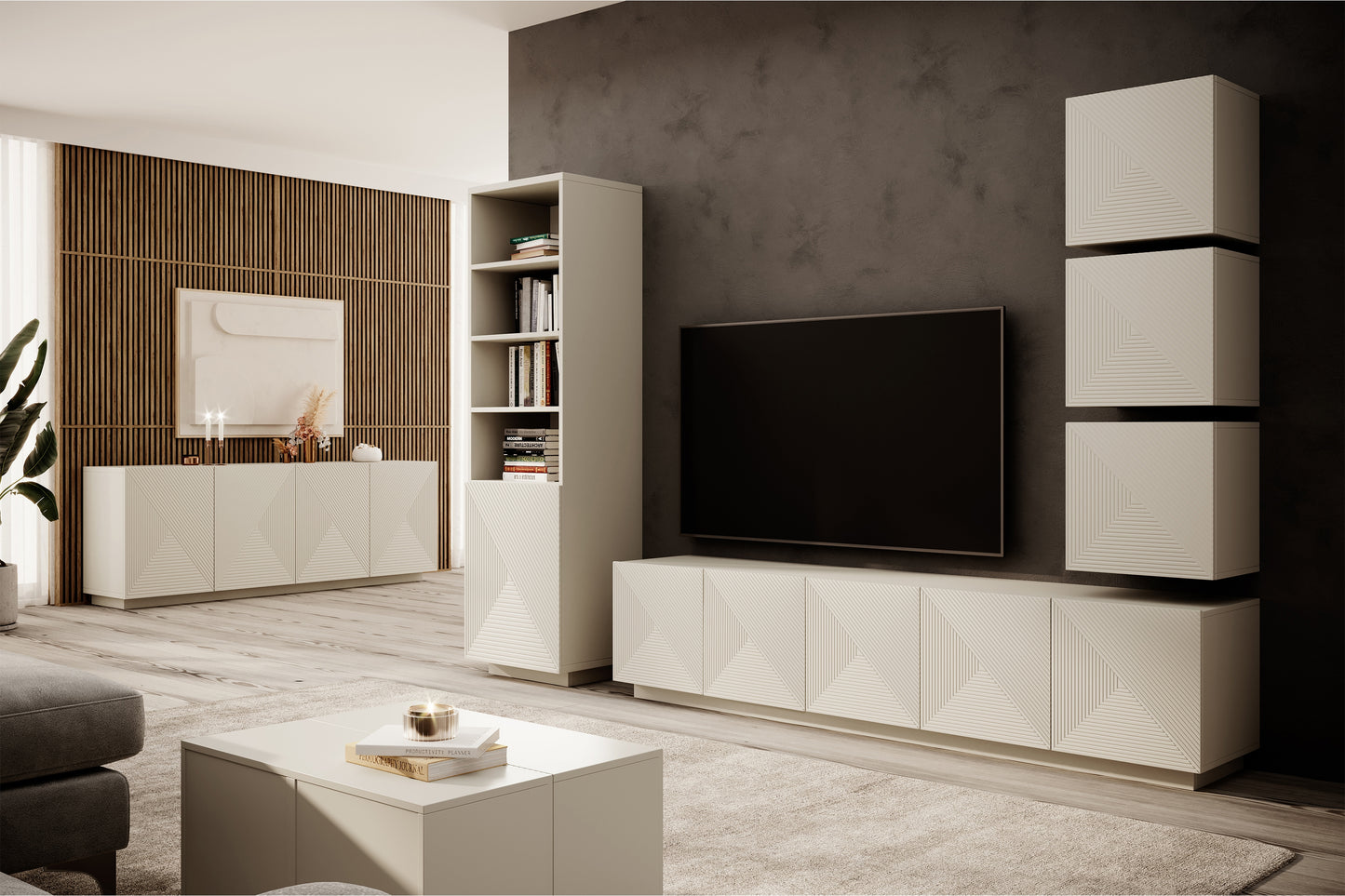 OSLO RTV kumode 200/46/40 cm kašmirs - N1 Home