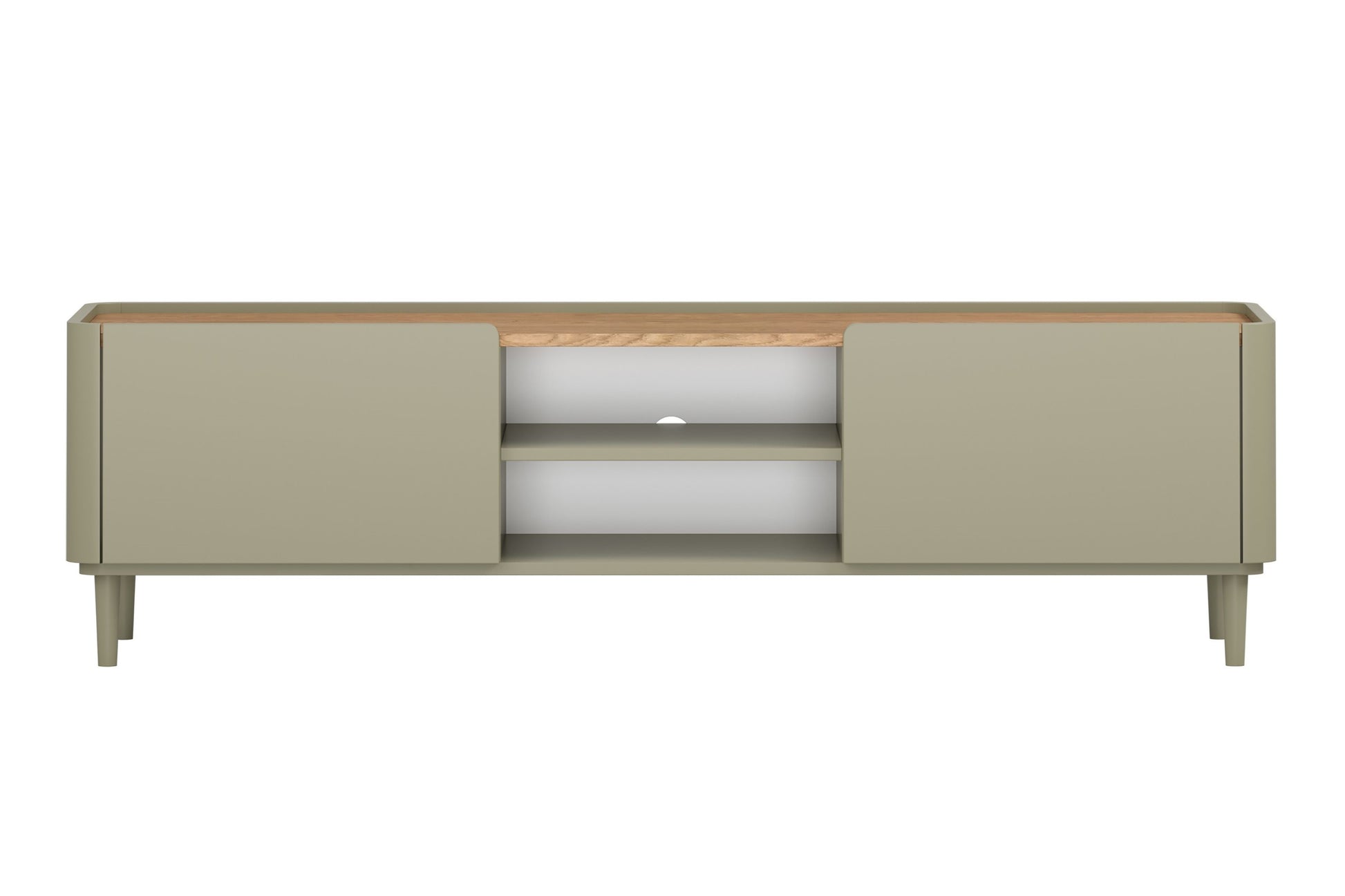 TV skapis Elva 170/48/48 cm Eikalipts / Baltijas kāpu ozols - N1 Home