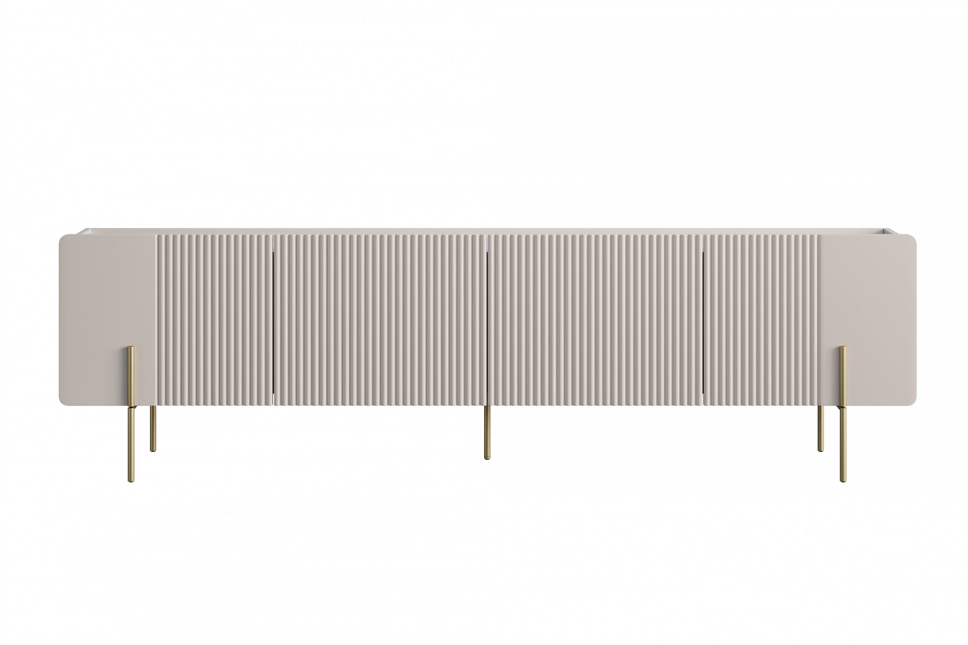 RTV skapis Dersi 200/57/42 cm kašmirs/zelts - N1 Home