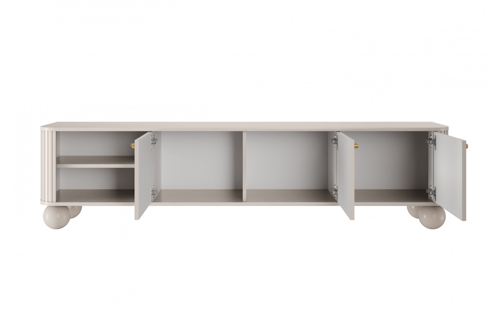 TV skapis Vespa  187/48/38 cm kašmirs/zelts - N1 Home