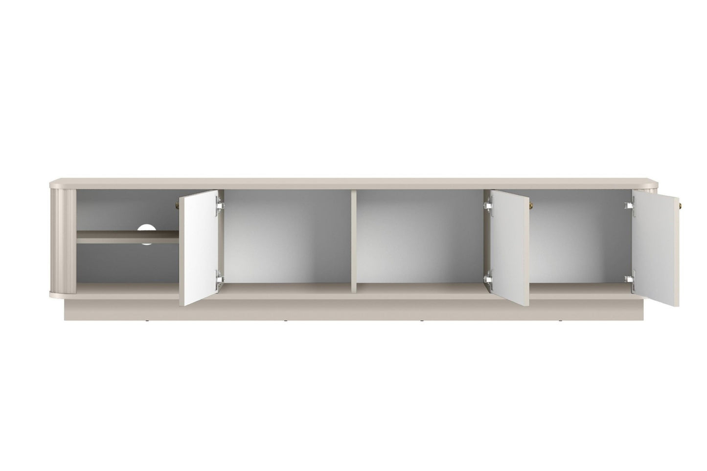 TV skapis Vespa 187/43/38 cm kašmirs/zelts - N1 Home