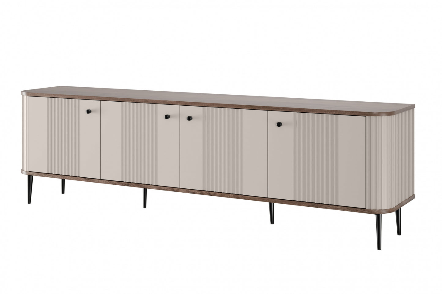 TV skapis Vespa 187/51/38 cm kašmirs/rieksts/ - N1 Home