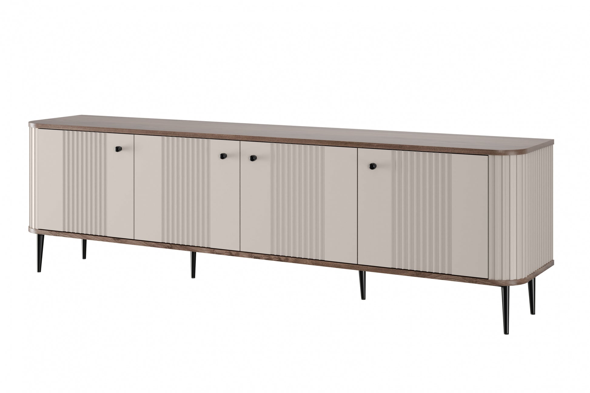 TV skapis Vespa 187/51/38 cm kašmirs/rieksts/ - N1 Home