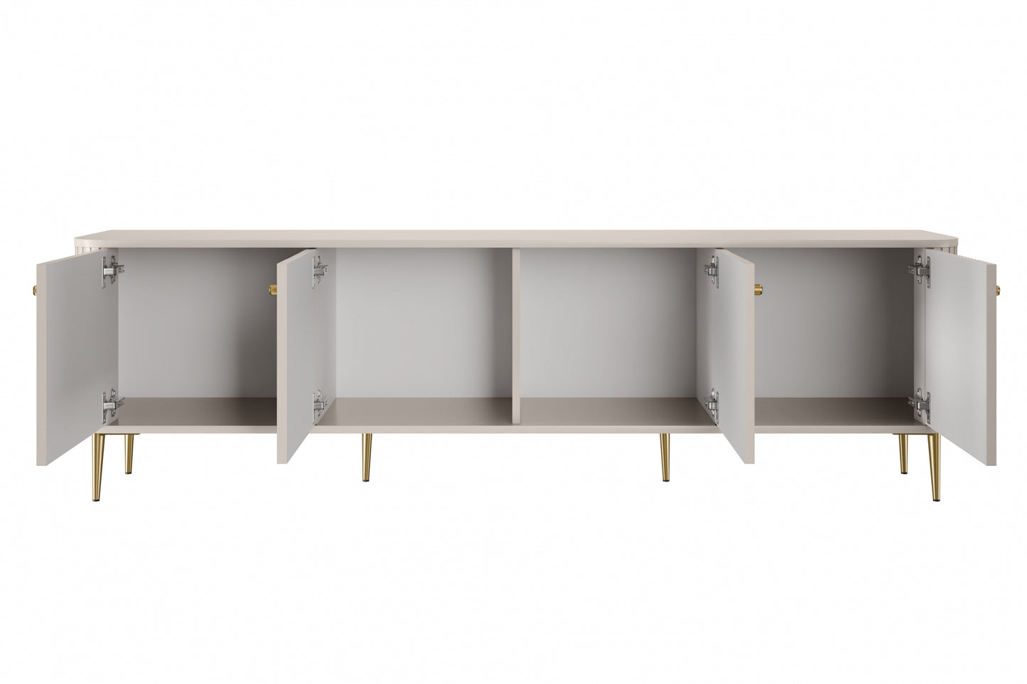 TV skapis Vespa 187/51/38 cm kašmirs/zelts - N1 Home