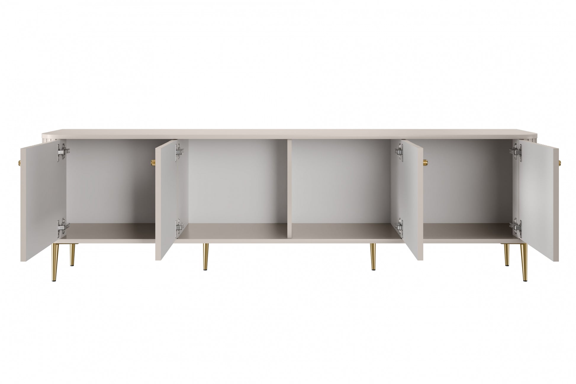 TV skapis Vespa 187/51/38 cm kašmirs/zelts - N1 Home