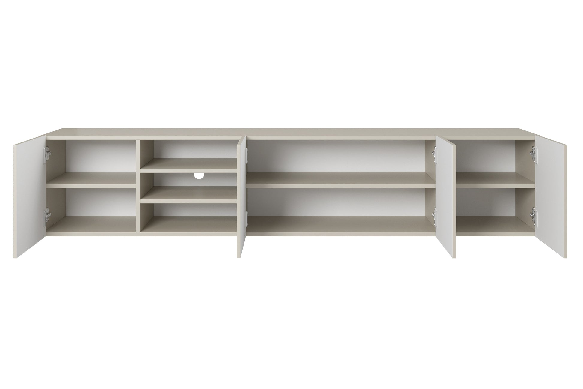 OSLO RTV kumode ar plauktiem 200/40/40 cm kašmirs - N1 Home